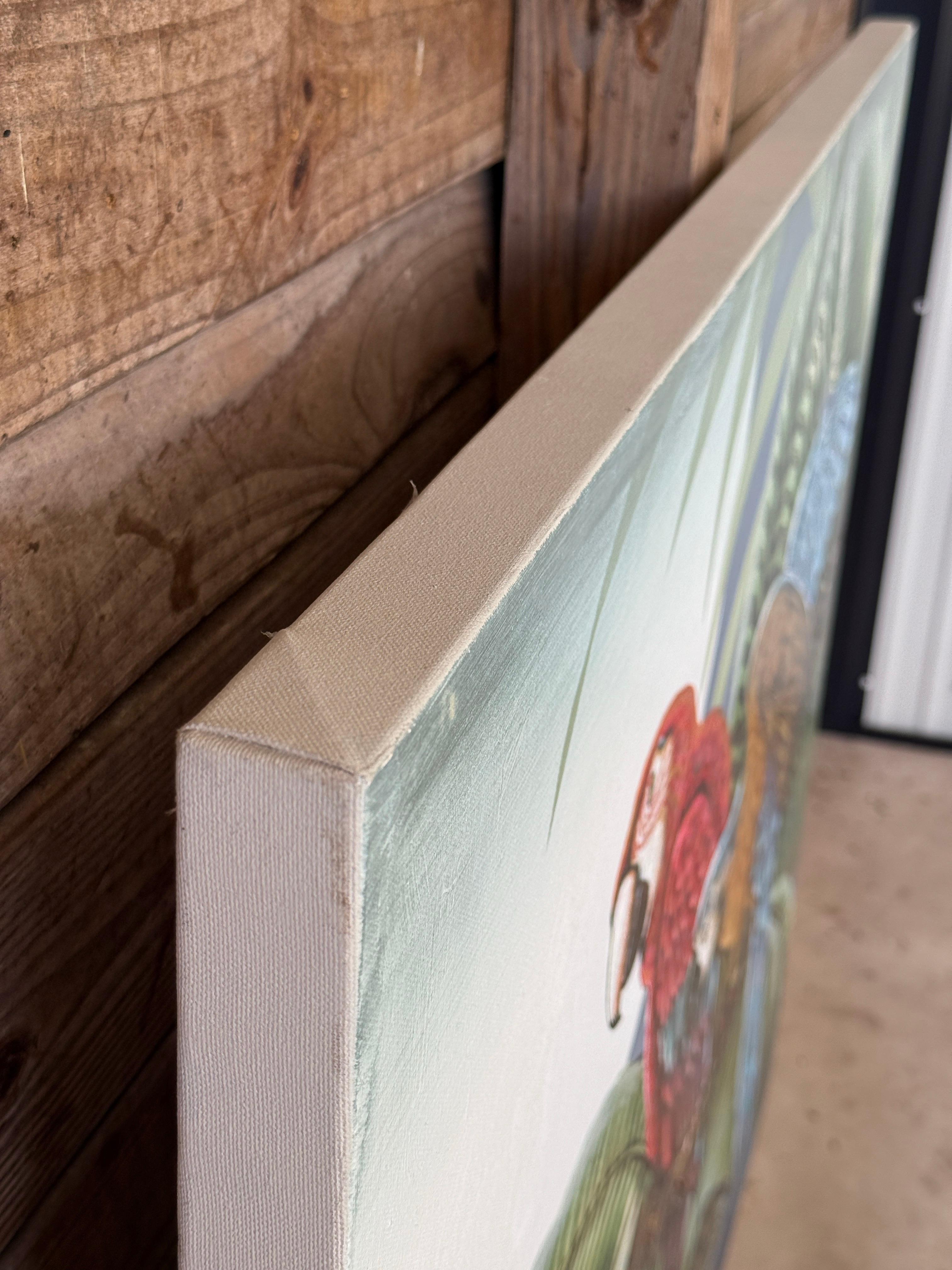 Peinture tropicale Monumental Lee Reynolds Vanguard Series 