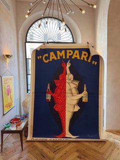 Litografía monumental Leonetto Cappiello "Campari" 1921. Impreso por Les Nouvelles