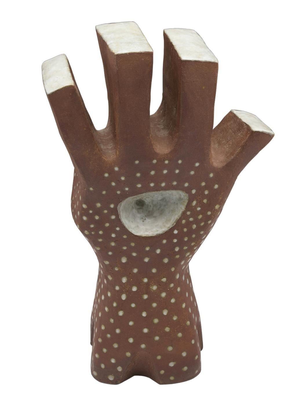 Scultura monumentale in ceramica surrealista 