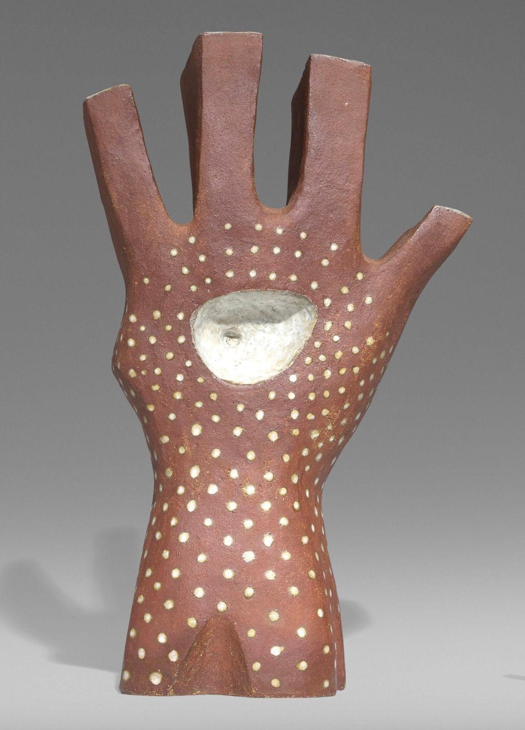 Fatto a mano Scultura monumentale in ceramica surrealista 