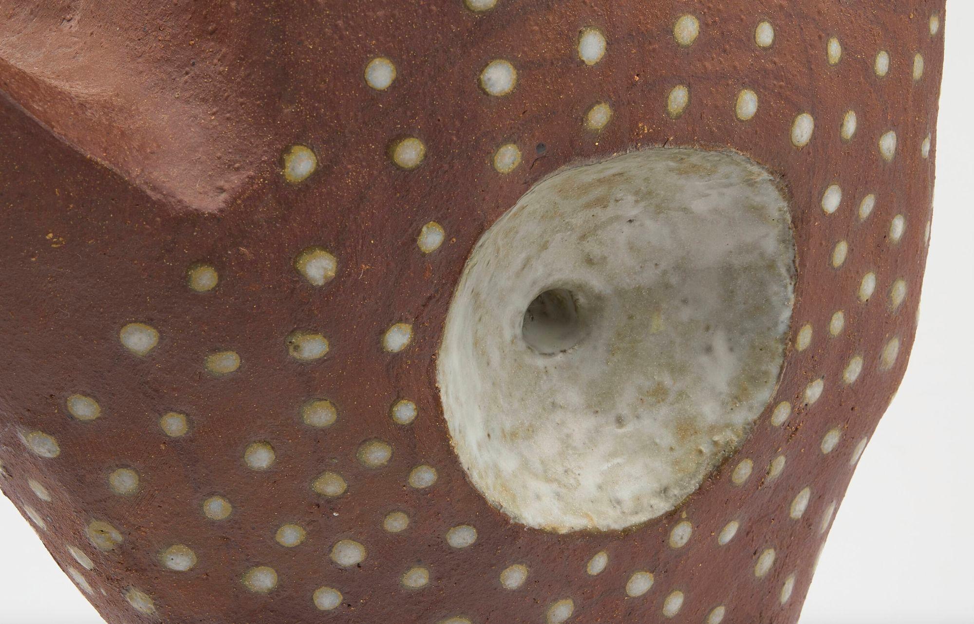 Fine XX secolo Scultura monumentale in ceramica surrealista 