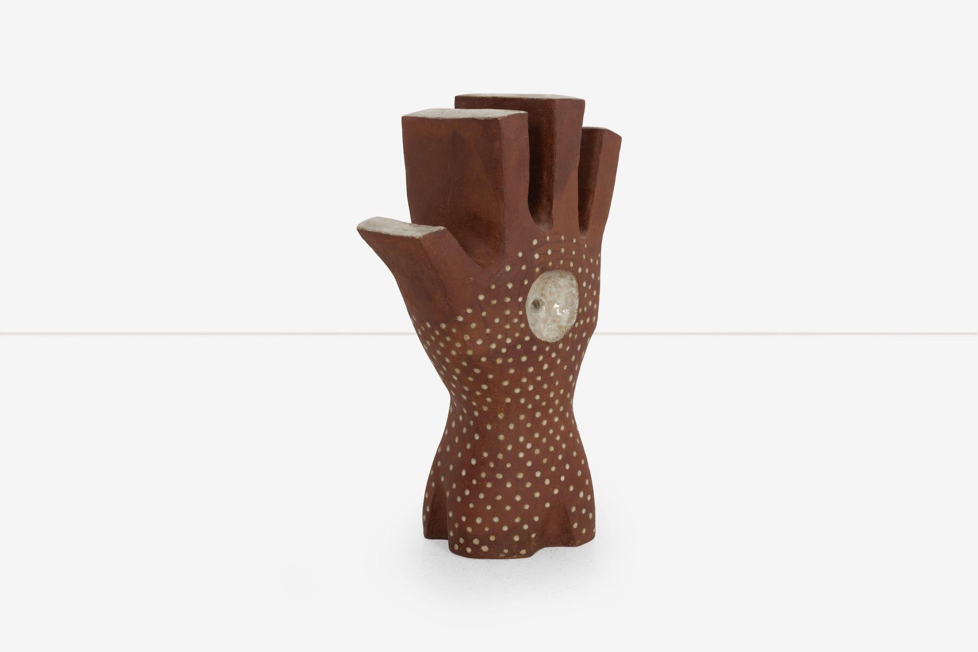 Scultura monumentale in ceramica surrealista 