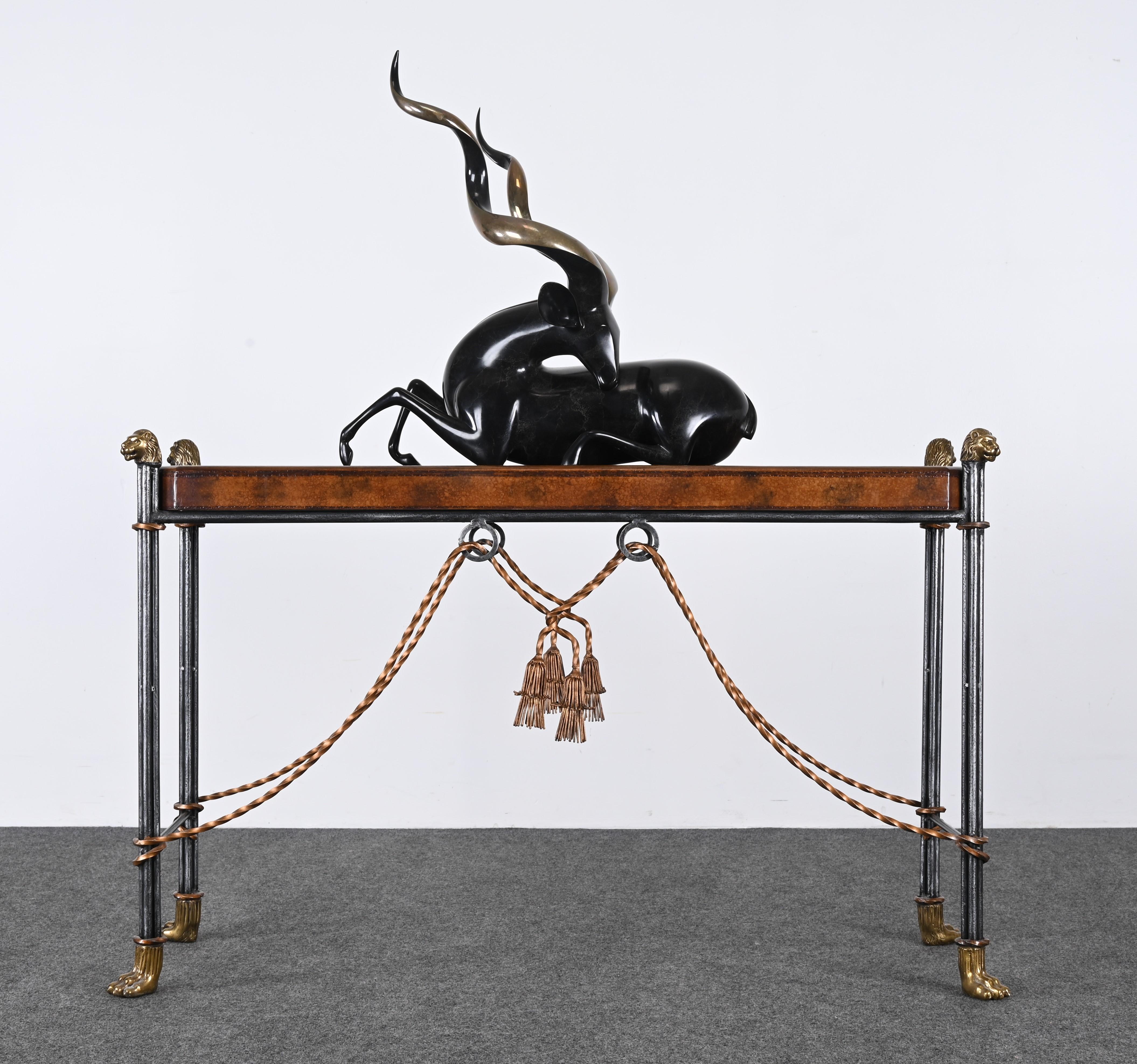 A monumental bronze 