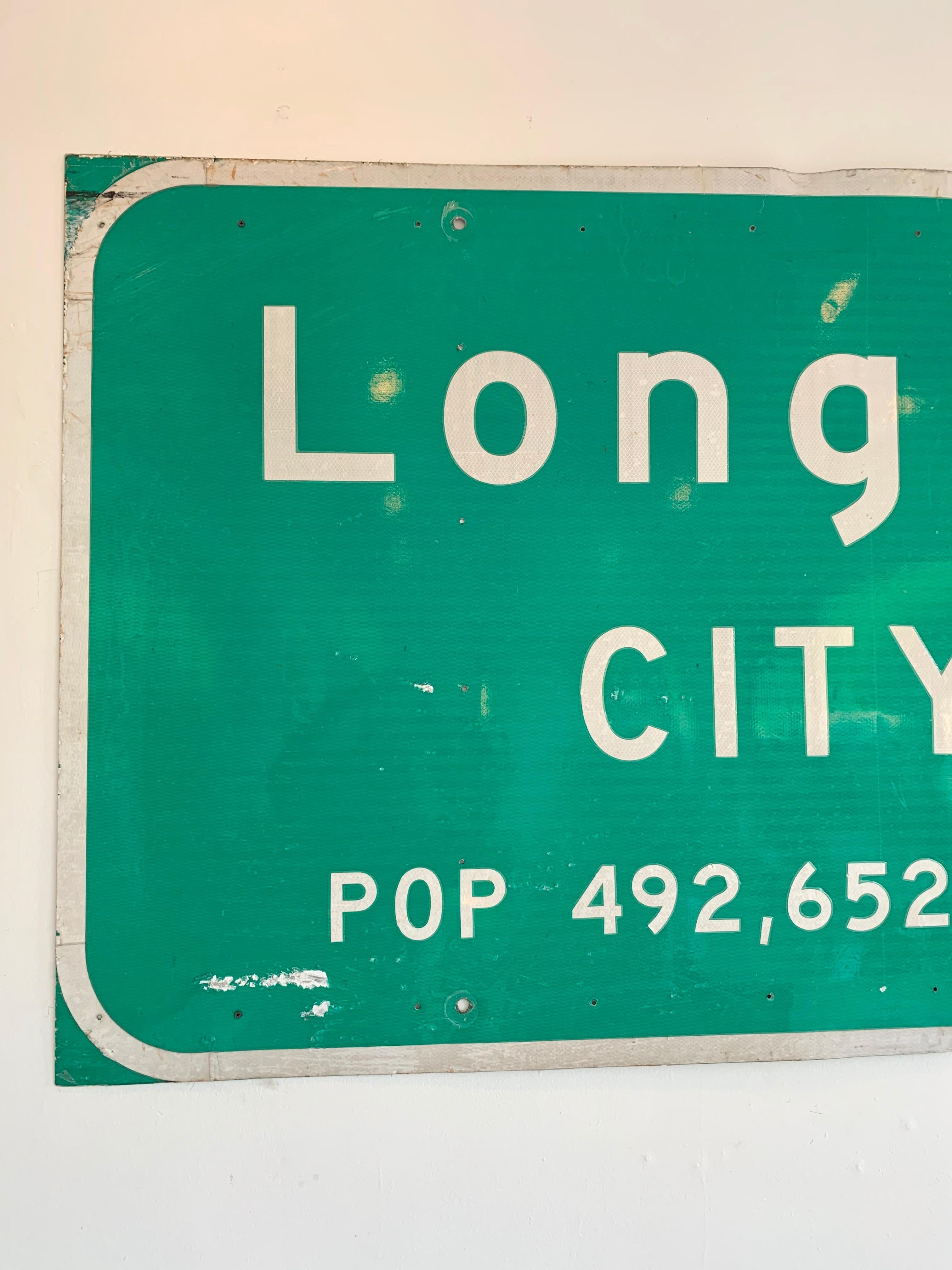 Late 20th Century Monumental Long Beach Freeway Sign