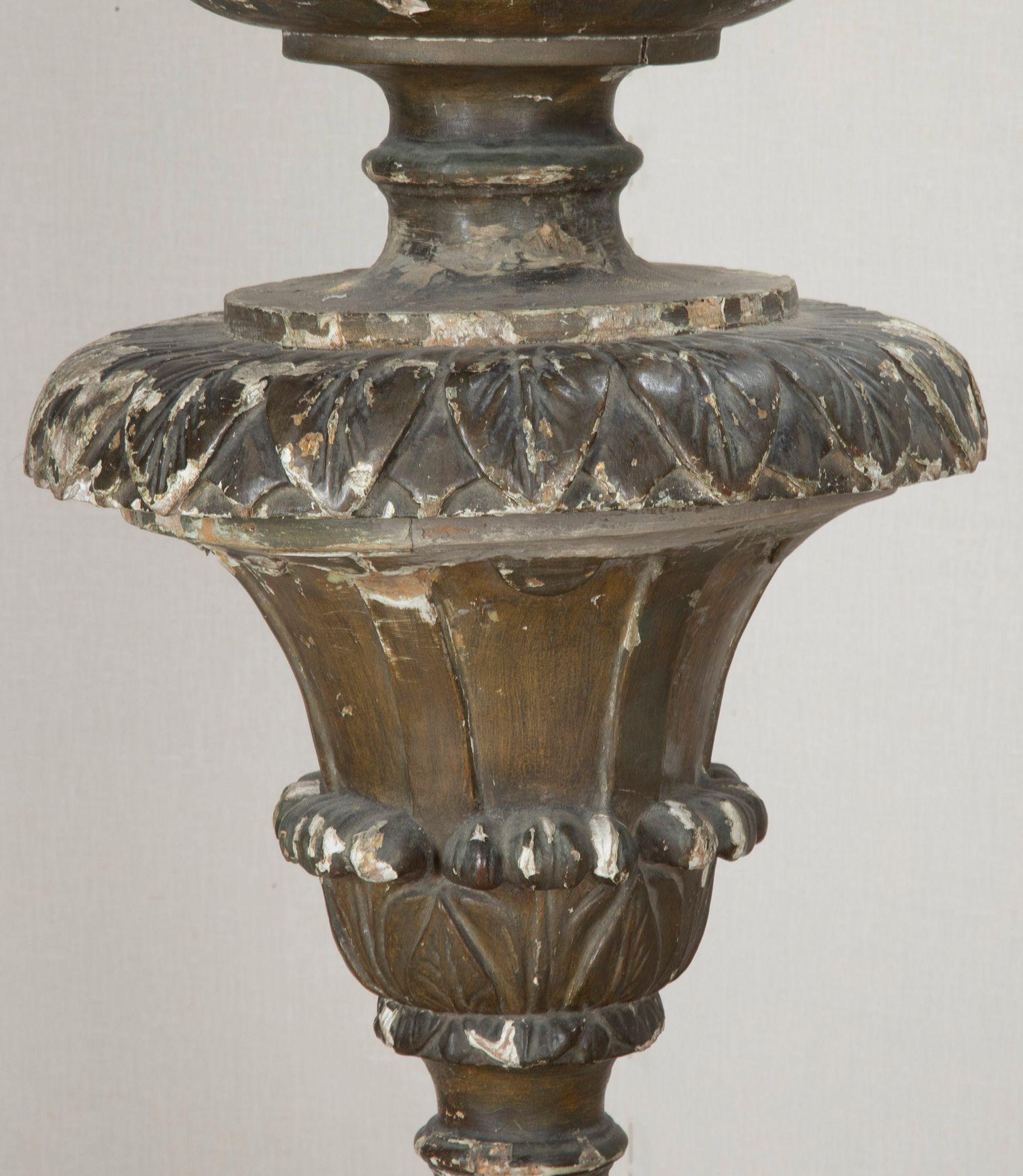 Monumentale Louis XIV Altarstäbchen im Angebot 1