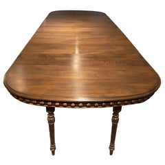 Antique Monumental Louis XIV Style Walnut Dining Table