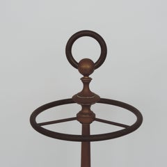 Monumental Luigi Caccia Dominioni Brass Umbrella Stand for Azucena, Italy, 1949