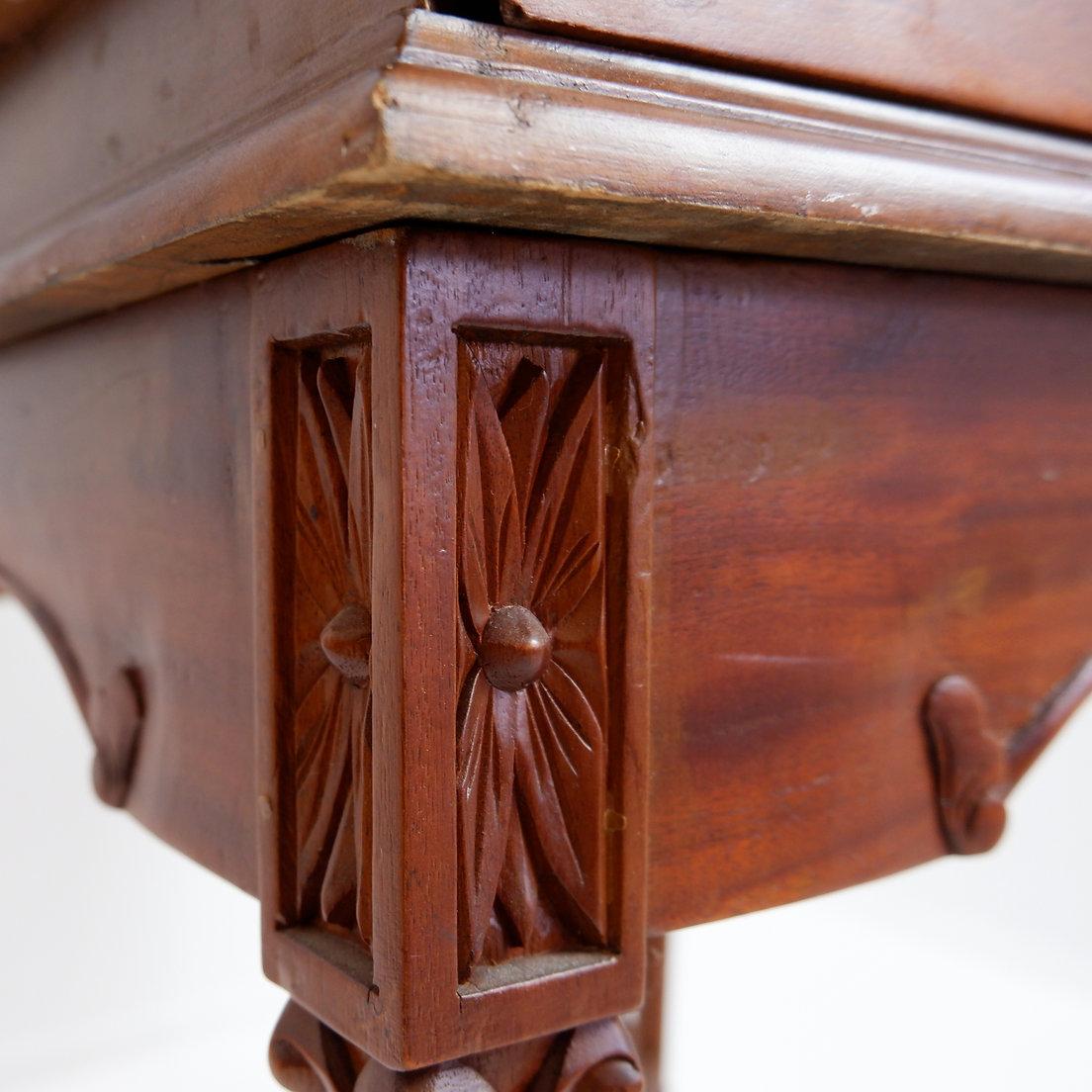 Monumental Mahogany Sacre Coeur Cathedral Bird Cage on Stand, 20th Century For Sale 5