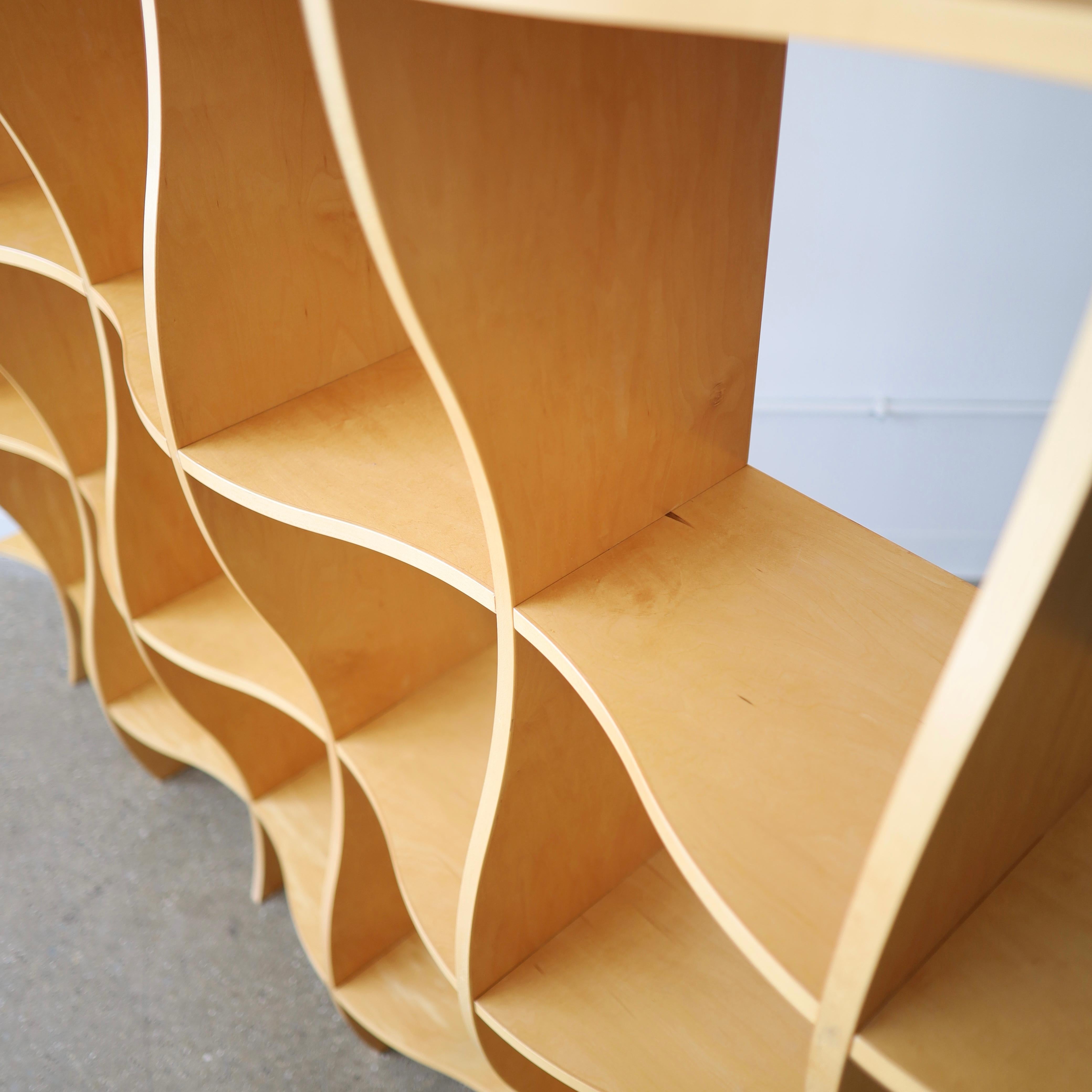 Unknown Monumental Maple Etagere For Sale