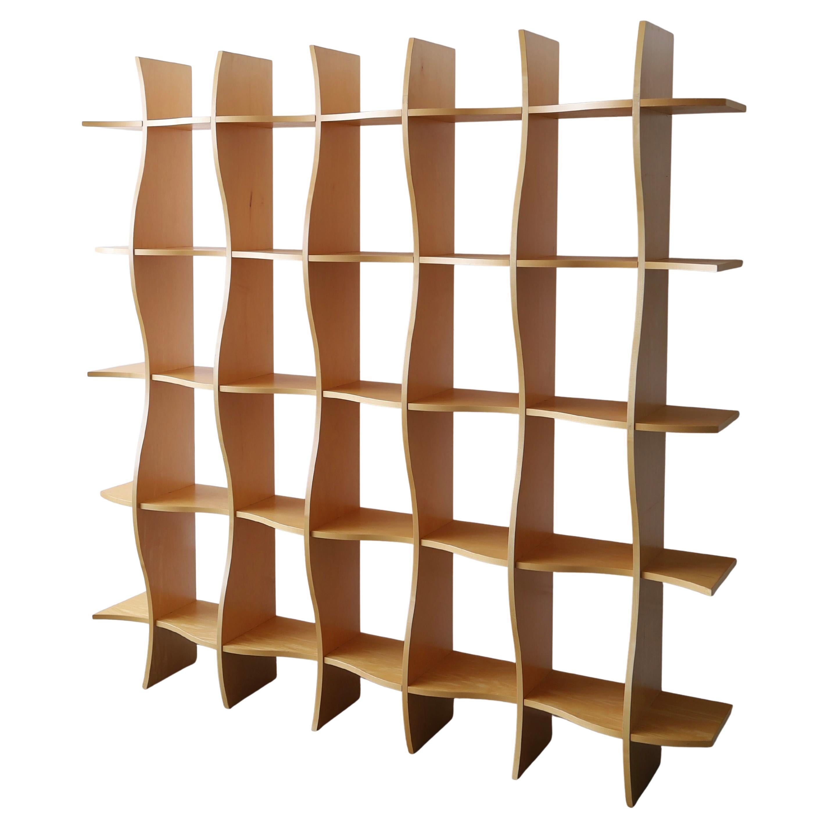 Monumental Maple Etagere For Sale