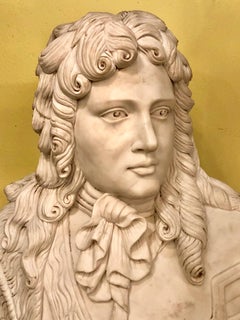 Monumental Marble Bust of a Nobel Gentleman