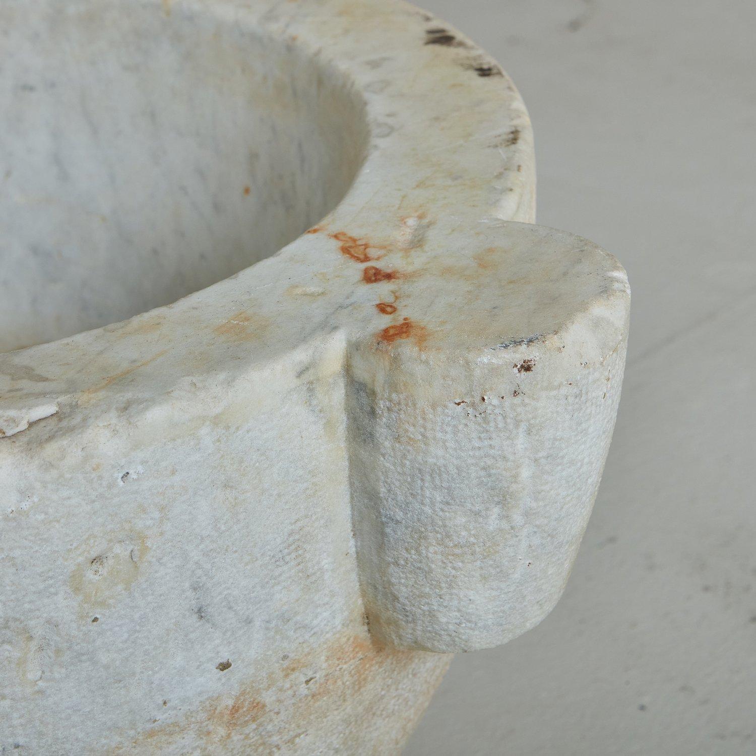 Monumental Marble Mortar, France 1900s For Sale 5