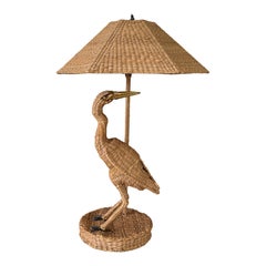 Monumental Lampe à poser Mario Lopez Torres, grue tissée