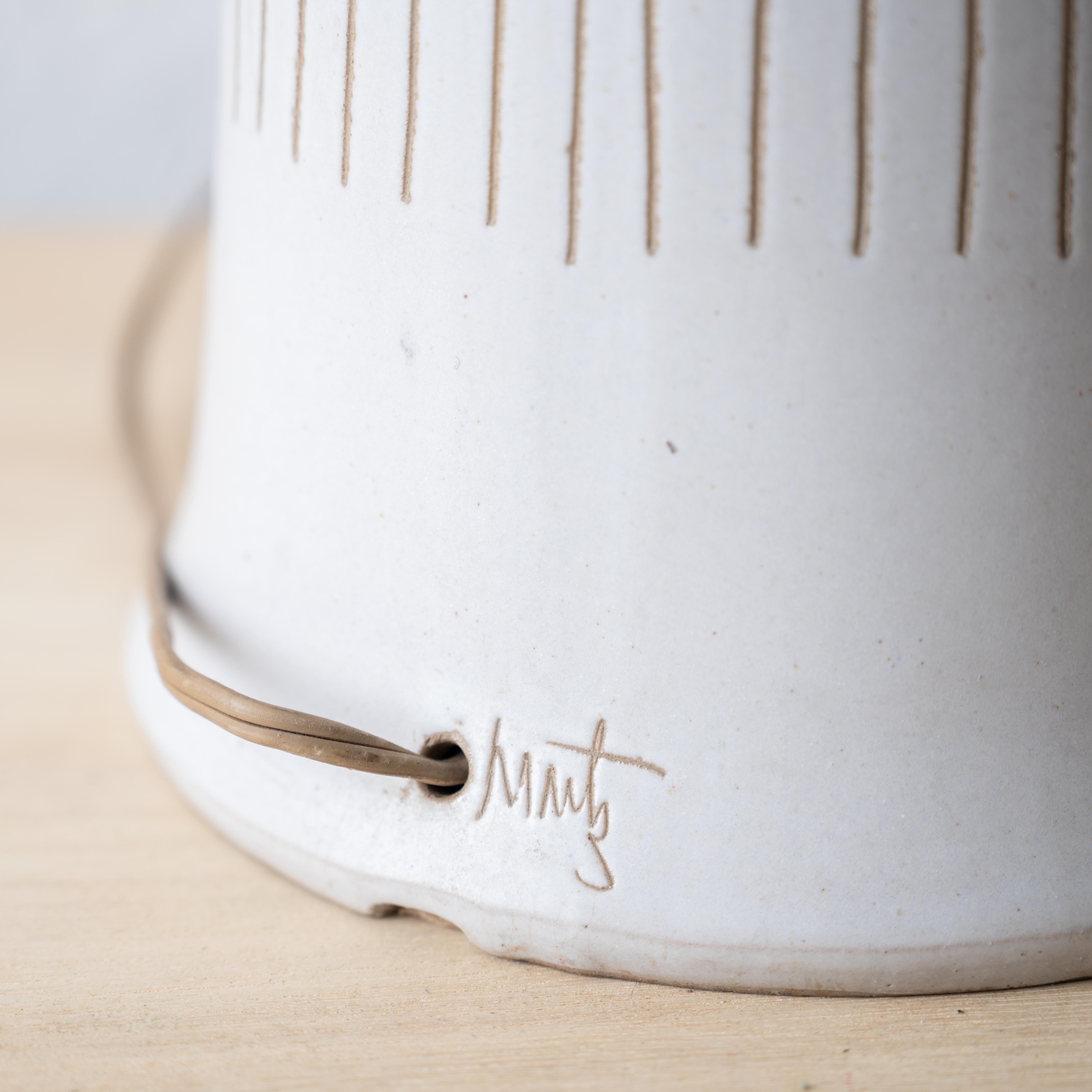 Monumental Martz Studio Ceramic Lamp, 1950s For Sale 5