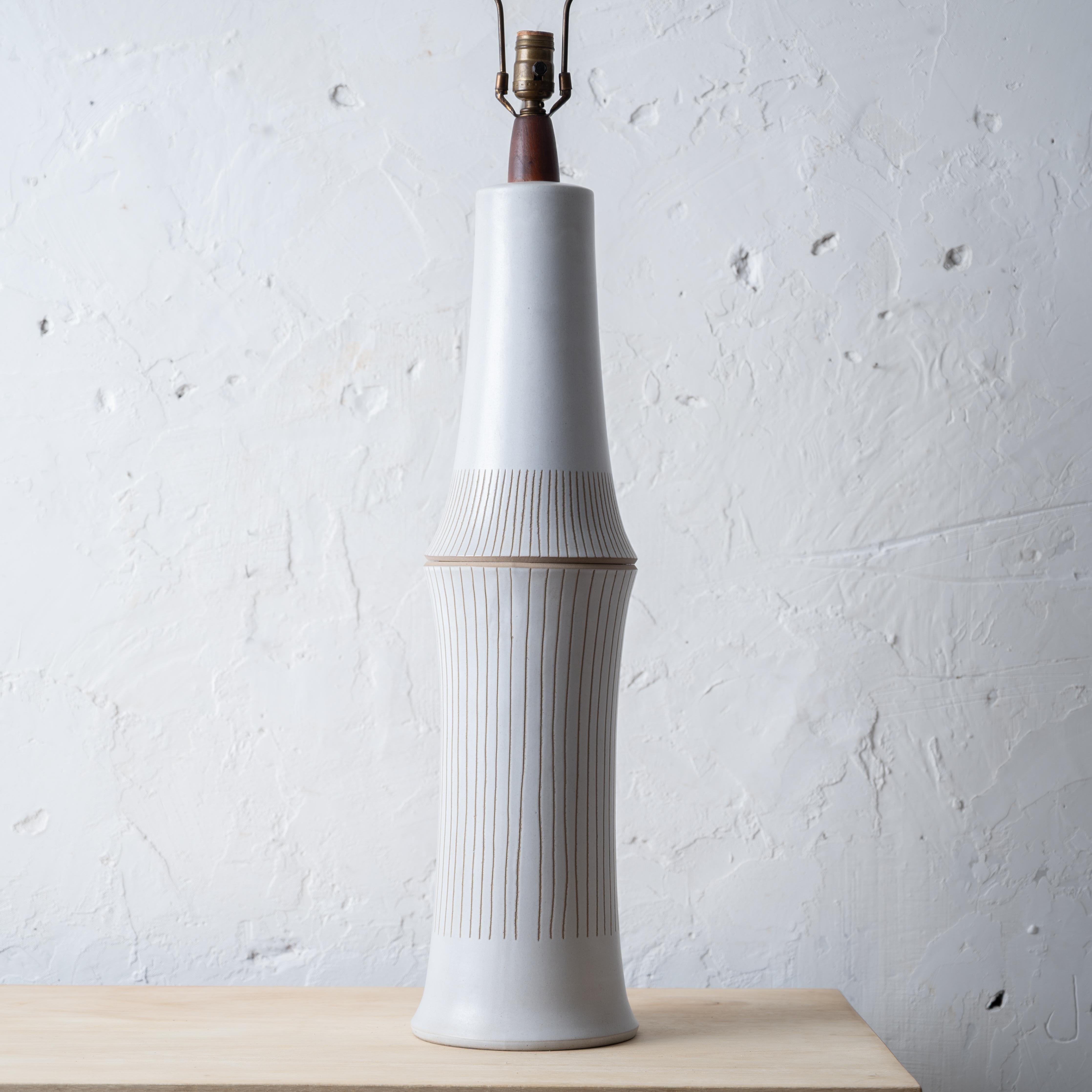 American Monumental Martz Studio Ceramic Lamp, 1950s For Sale