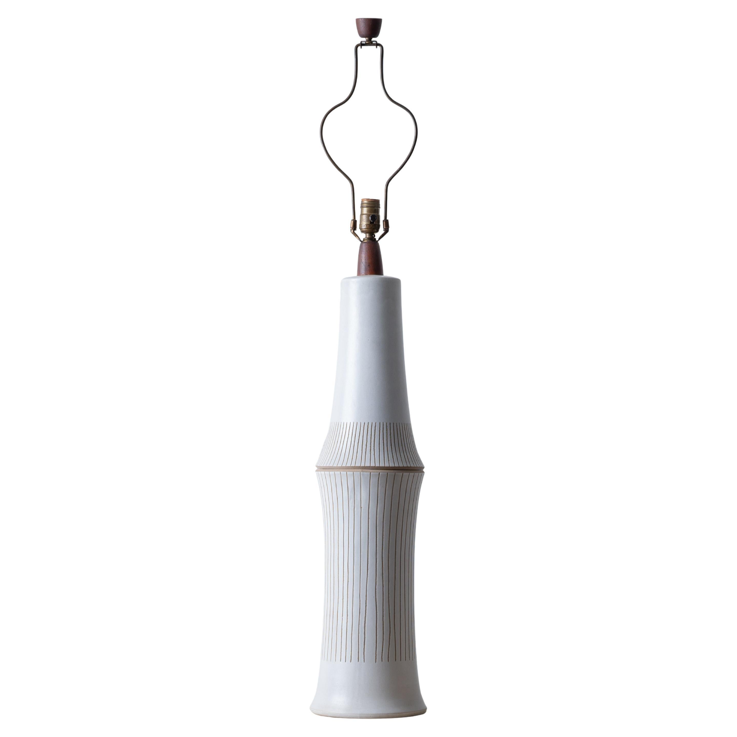 Monumental Martz Studio Ceramic Lamp, 1950s For Sale