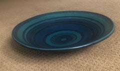 Ciotola in gres Monumental Mesa Blue Gulfstream Line di Fong Chow per Glidden