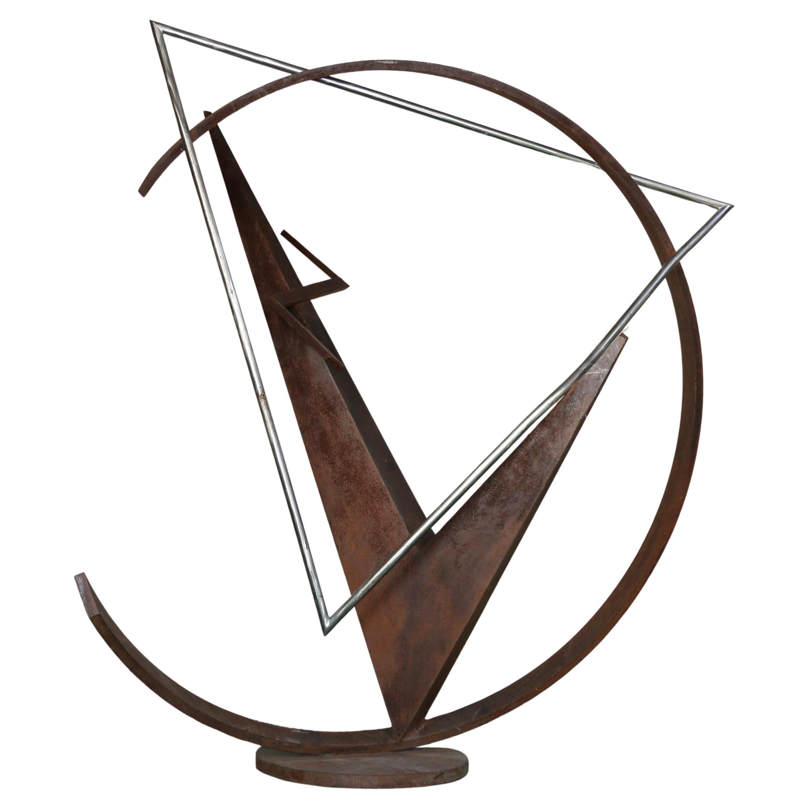 Monumental Metal Sculpture by Riis Burwell Studio