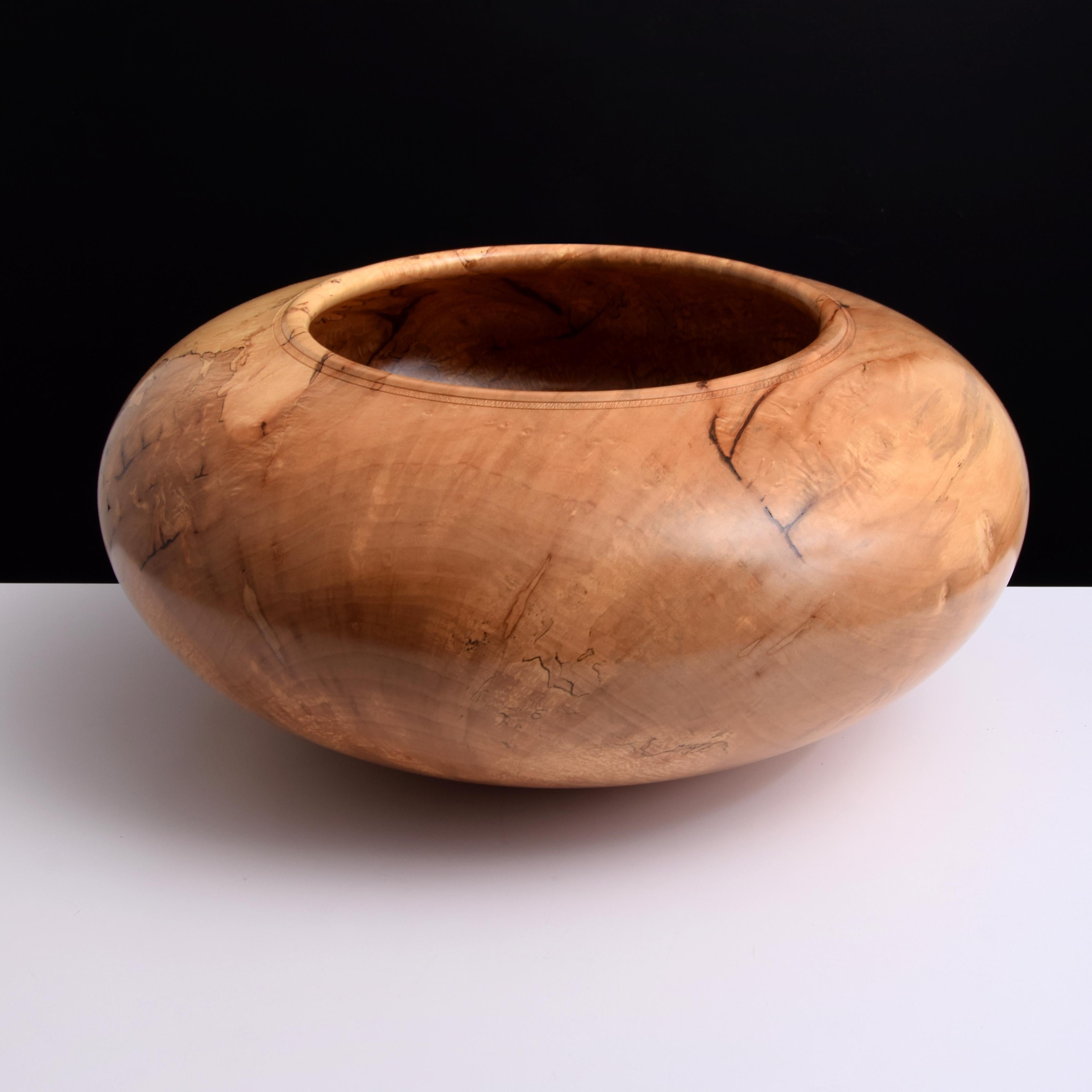 Bois Bol monumental en bois tourné Michael L. Jones en vente