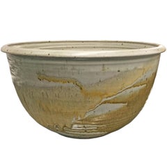 Monumental Mid-20th Century American Studio Pottery Bowl