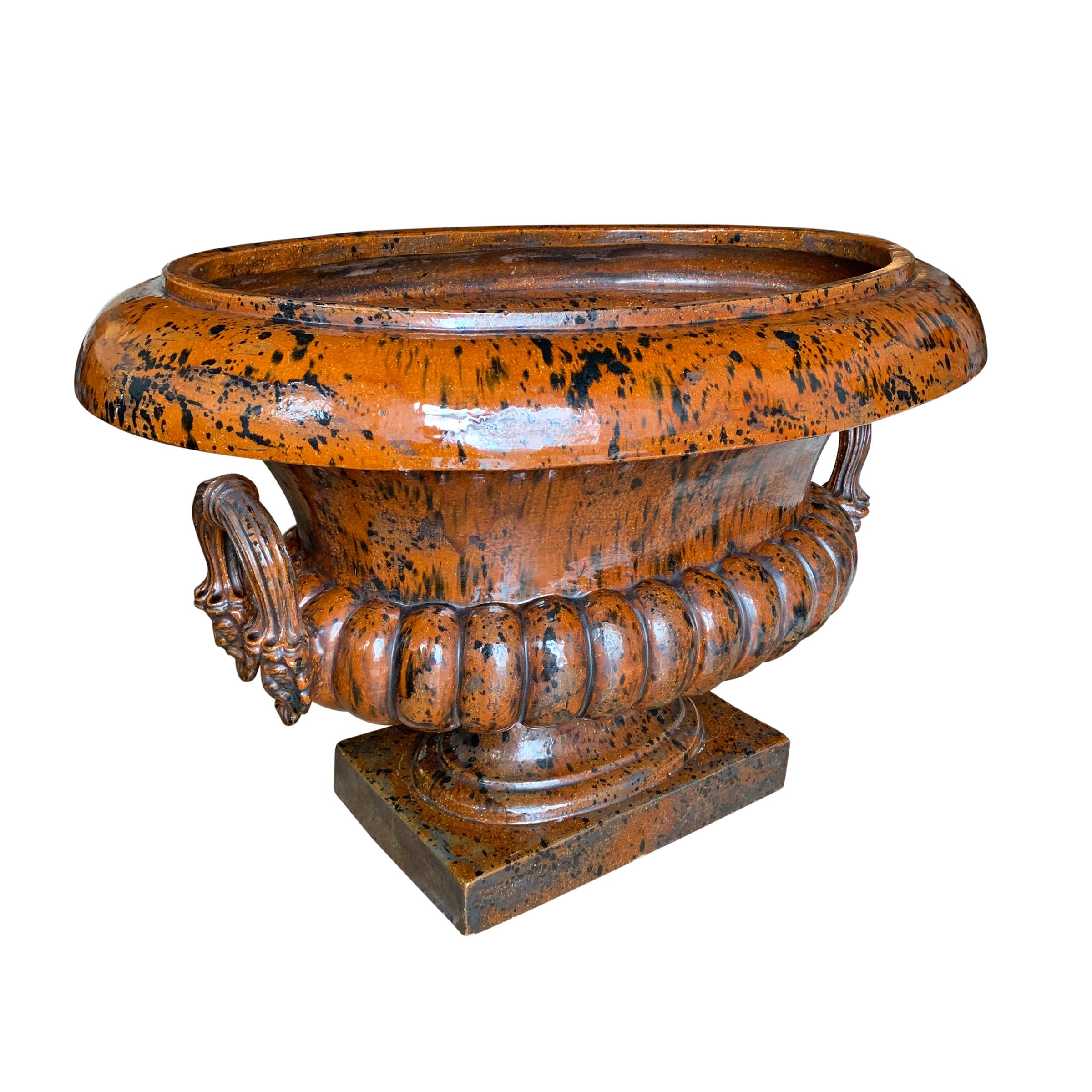 Monumental Mid-20th Century Italian Ceramic Urn For Sale 1
