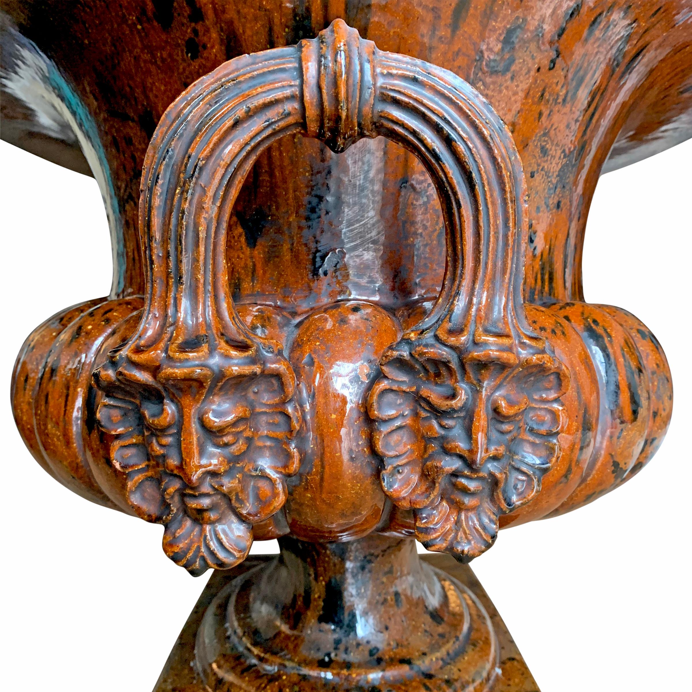 Monumental Mid-20th Century Italian Ceramic Urn For Sale 3