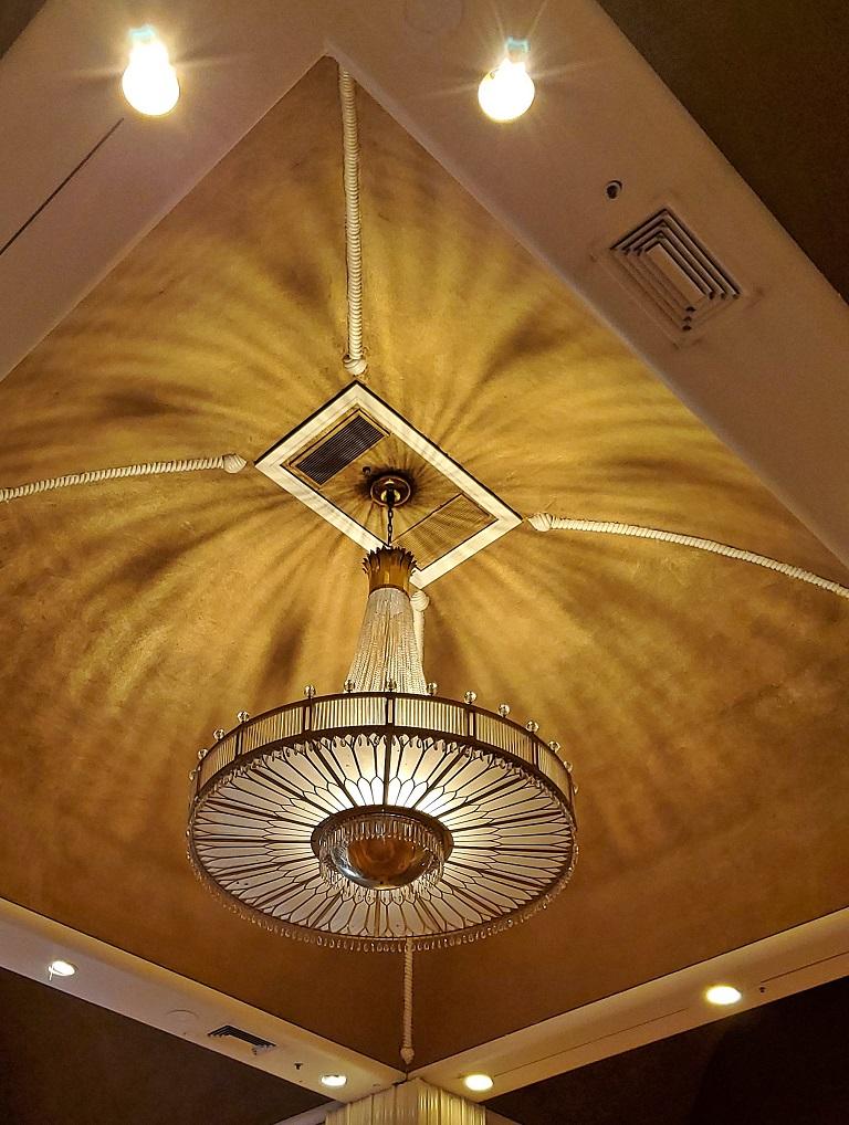 Monumental Midcentury Art Deco Style Ballroom Chandelier with