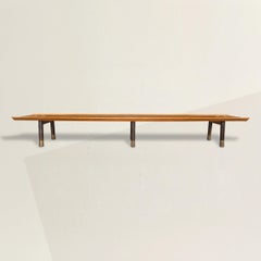 Monumental Mid-Century Bench