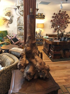 Monumental Mid Century Driftwood Lamp