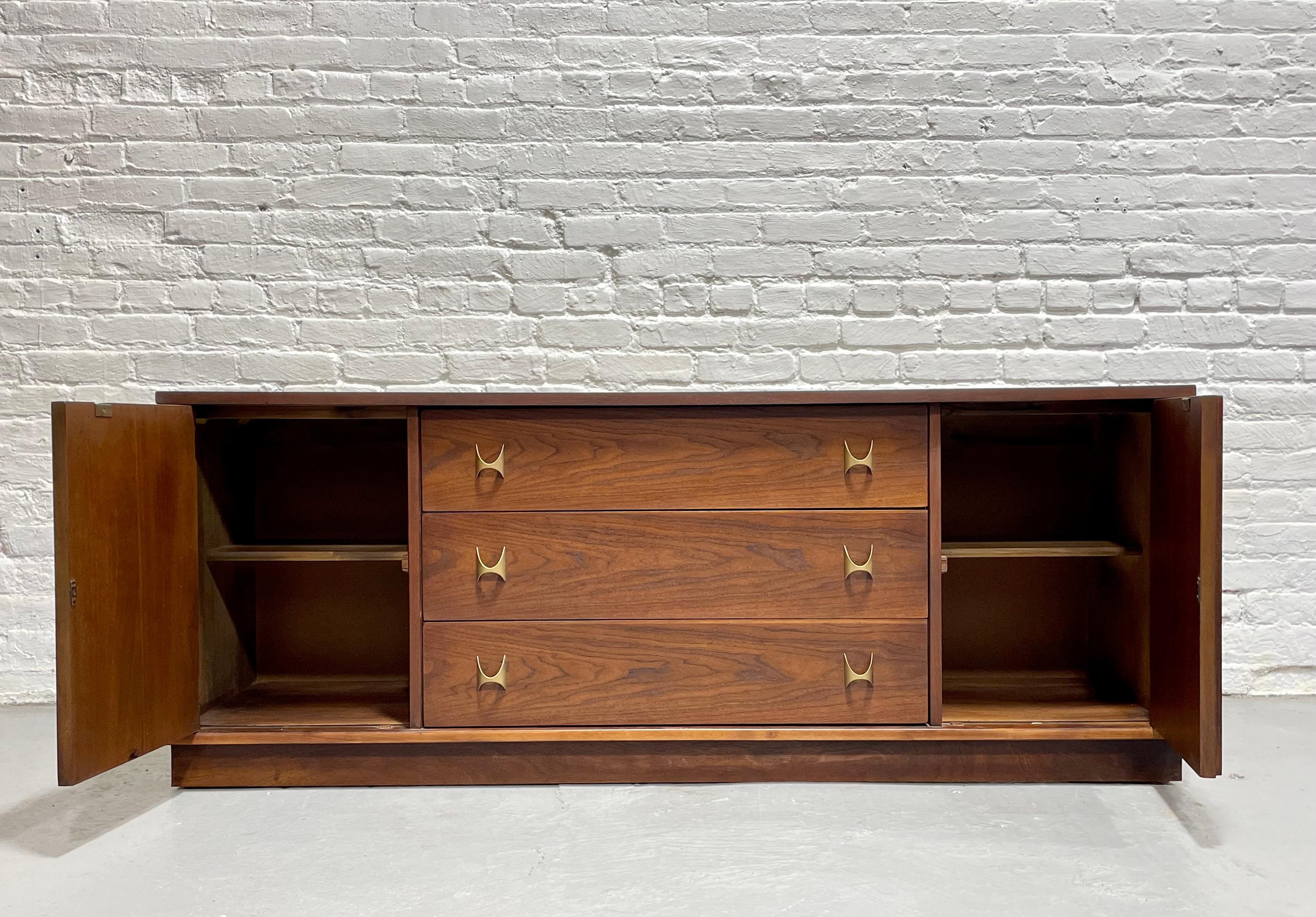 Mid-20th Century MONUMENTAL Mid Century Modern Broyhill BRASILIA Long DRESSER / Credenza, c. 1960