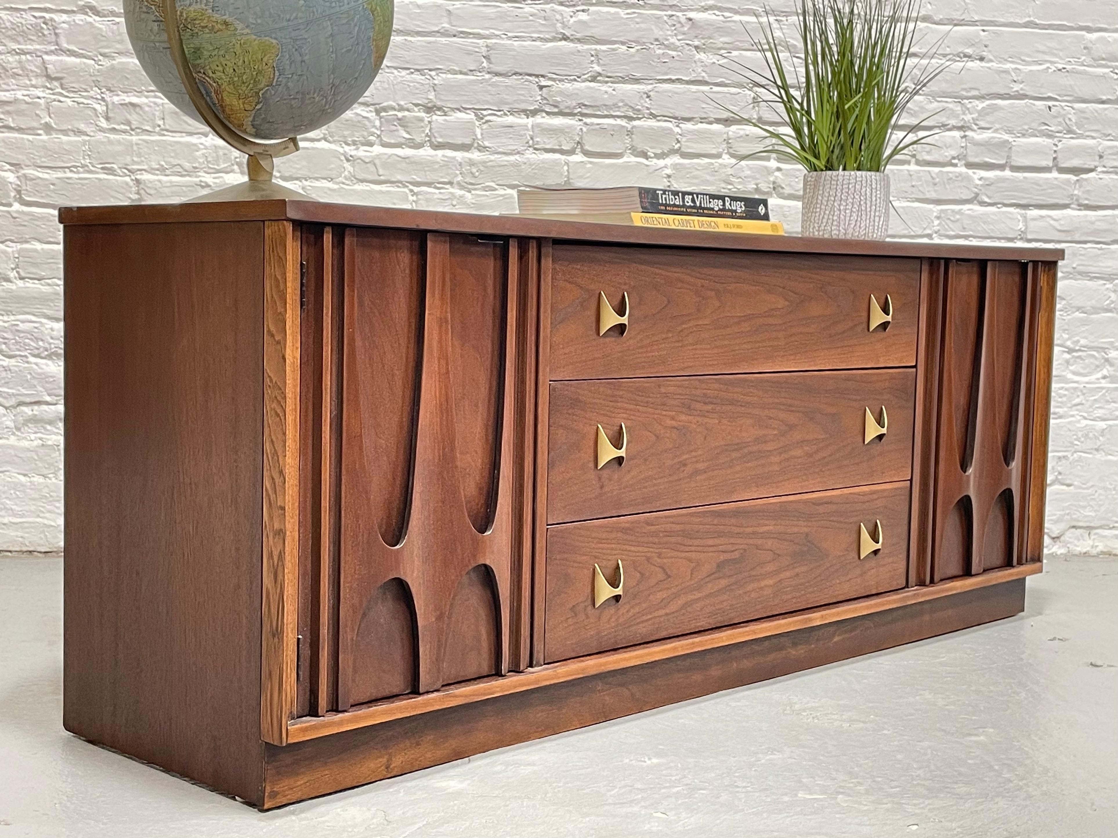 MONUMENTAL Mid Century Modern Broyhill BRASILIA Long DRESSER / Credenza, c. 1960 1