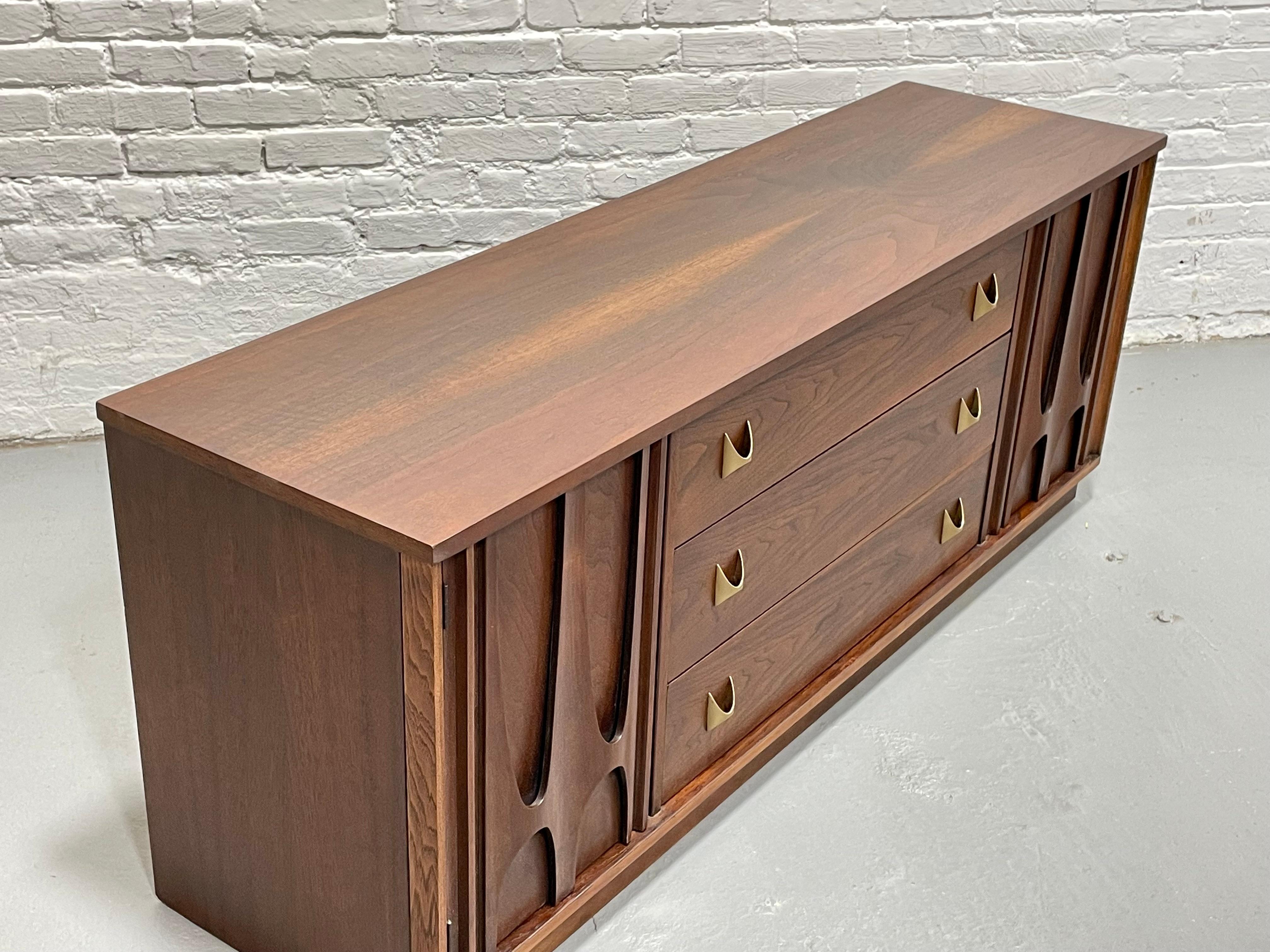 MONUMENTAL Mid Century Modern Broyhill BRASILIA Long DRESSER / Credenza, c. 1960 2