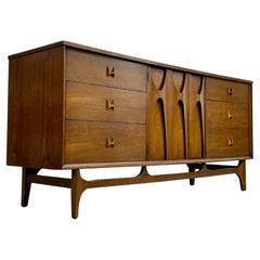 Used Monumental Mid-Century Modern Broyhill Brasilia Long Dresser / Credenza