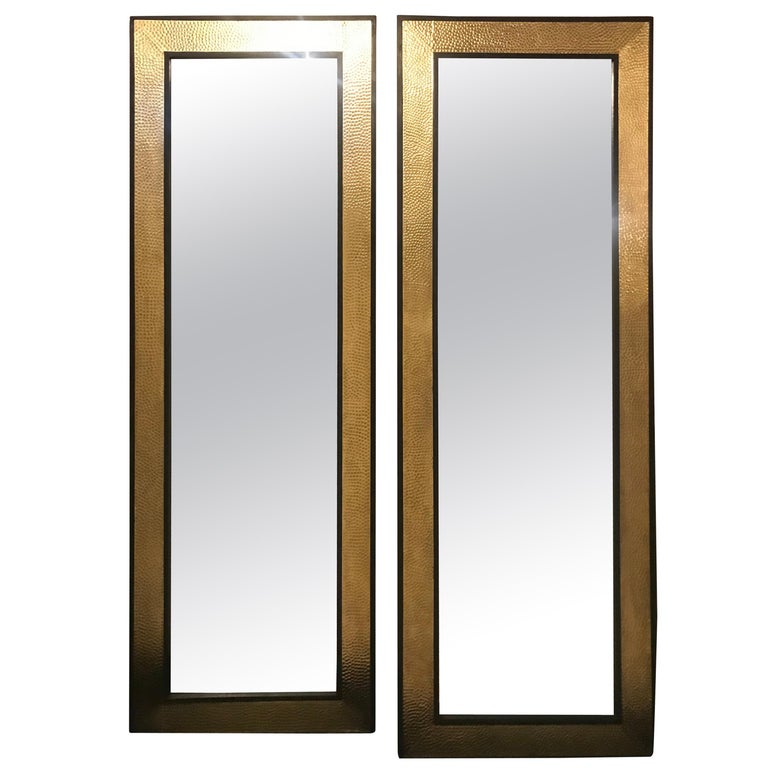 Monumental MidCentury Modern Gold Brass Wall or Console or Floor