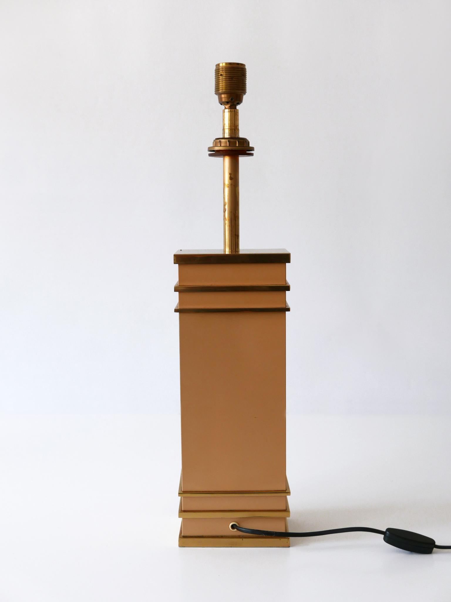 Monumental Mid-Century Modern Table Lamp by Vereinigte Werkstätten, Germany For Sale 5