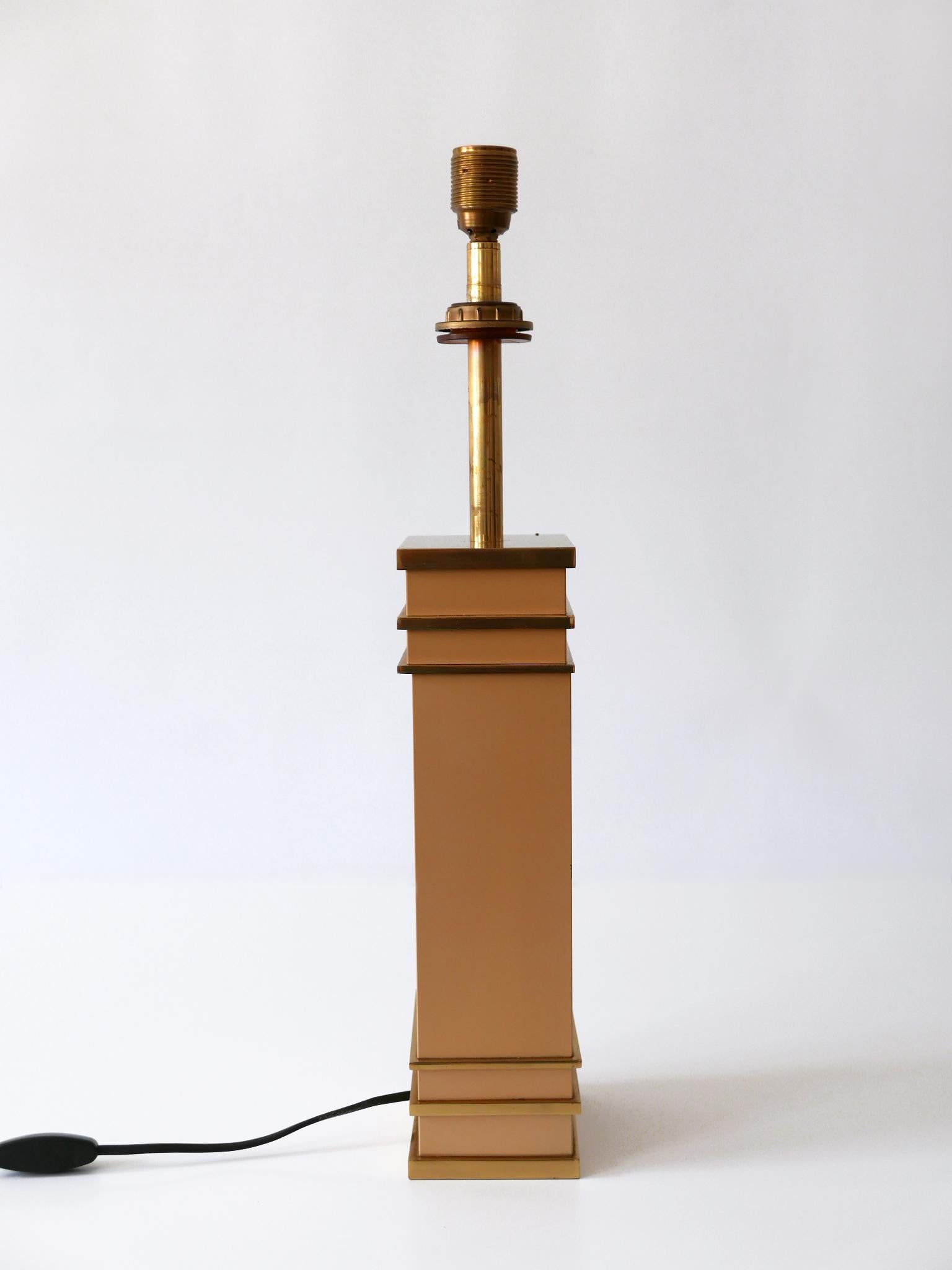 Monumental Mid-Century Modern Table Lamp by Vereinigte Werkstätten, Germany For Sale 6