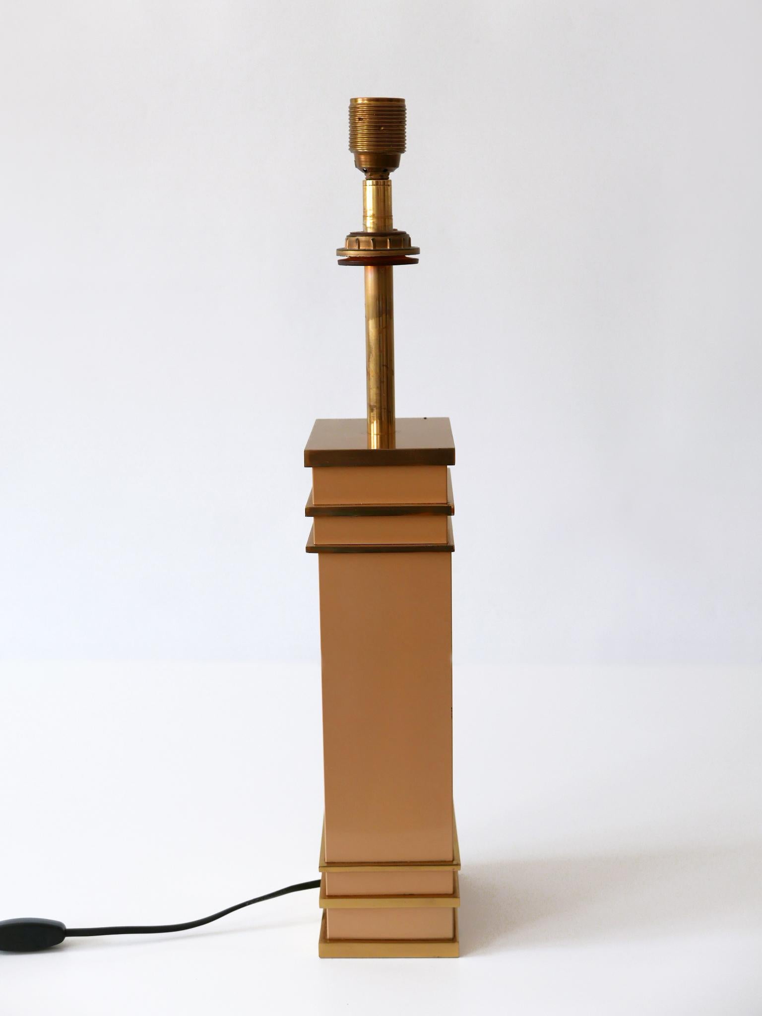 Monumental Mid-Century Modern Table Lamp by Vereinigte Werkstätten, Germany For Sale 7