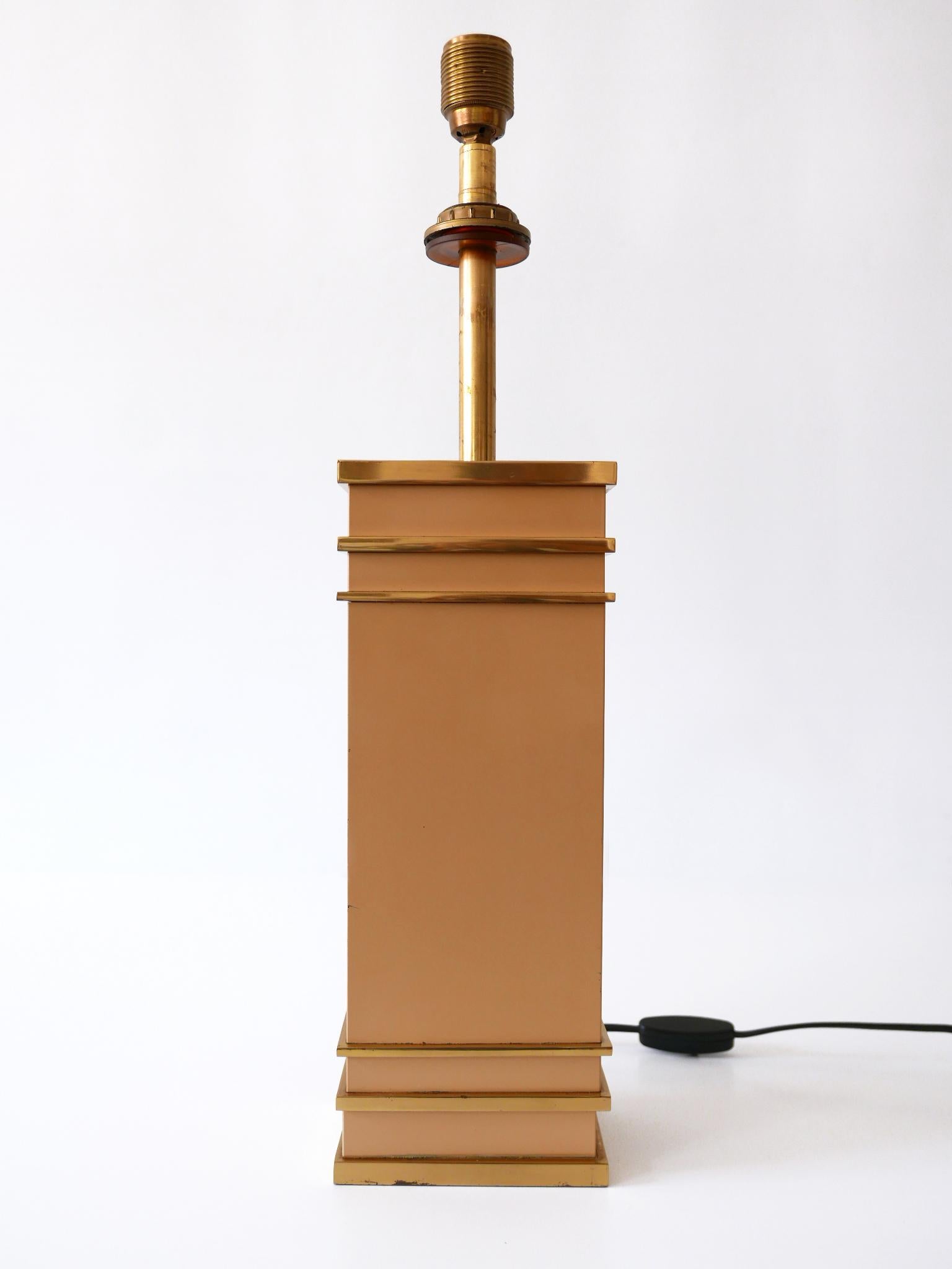 Monumental Mid-Century Modern Table Lamp by Vereinigte Werkstätten, Germany For Sale 8