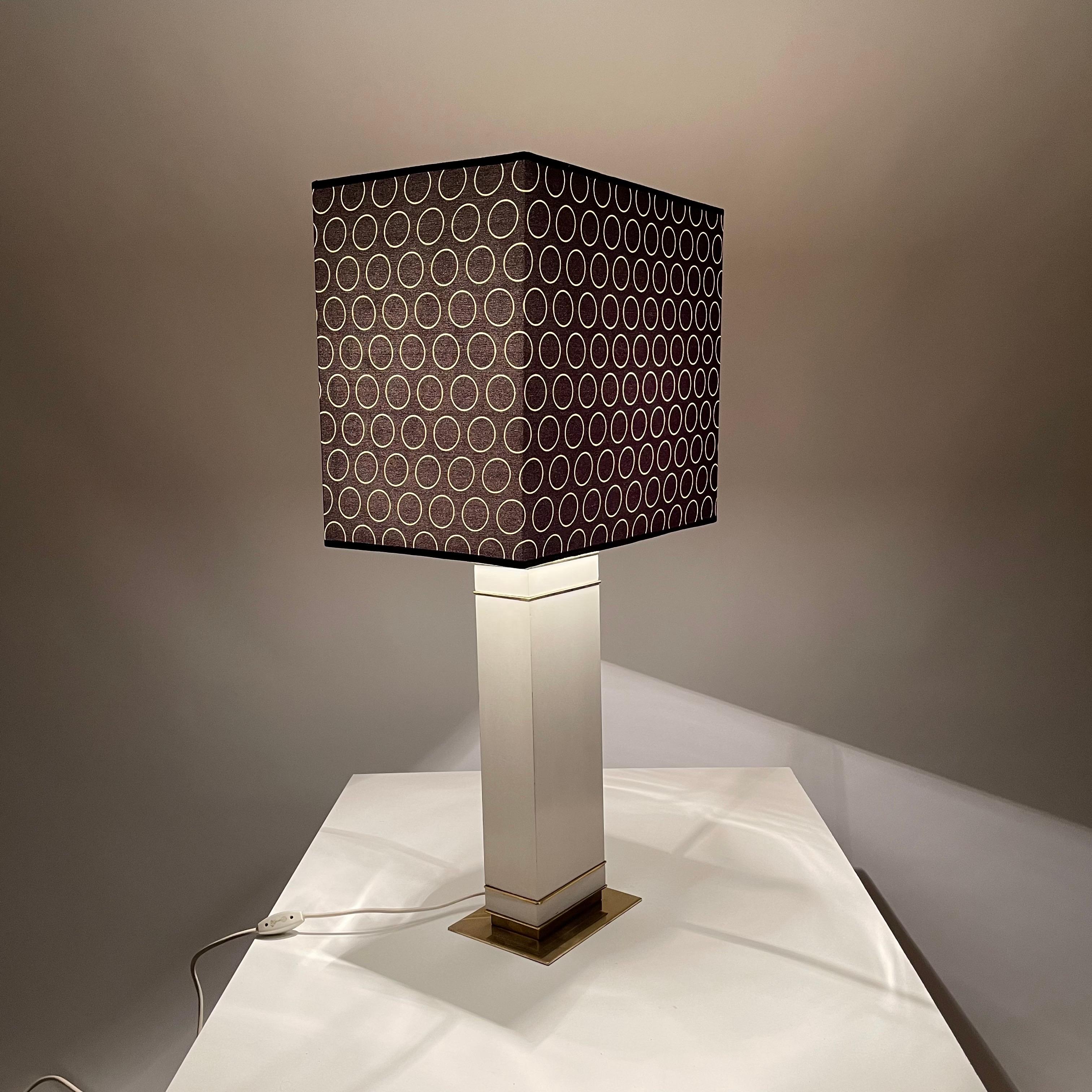 Monumental Mid-Century Modern Table Lamp by Vereinigte Werkstätten, Germany For Sale 9