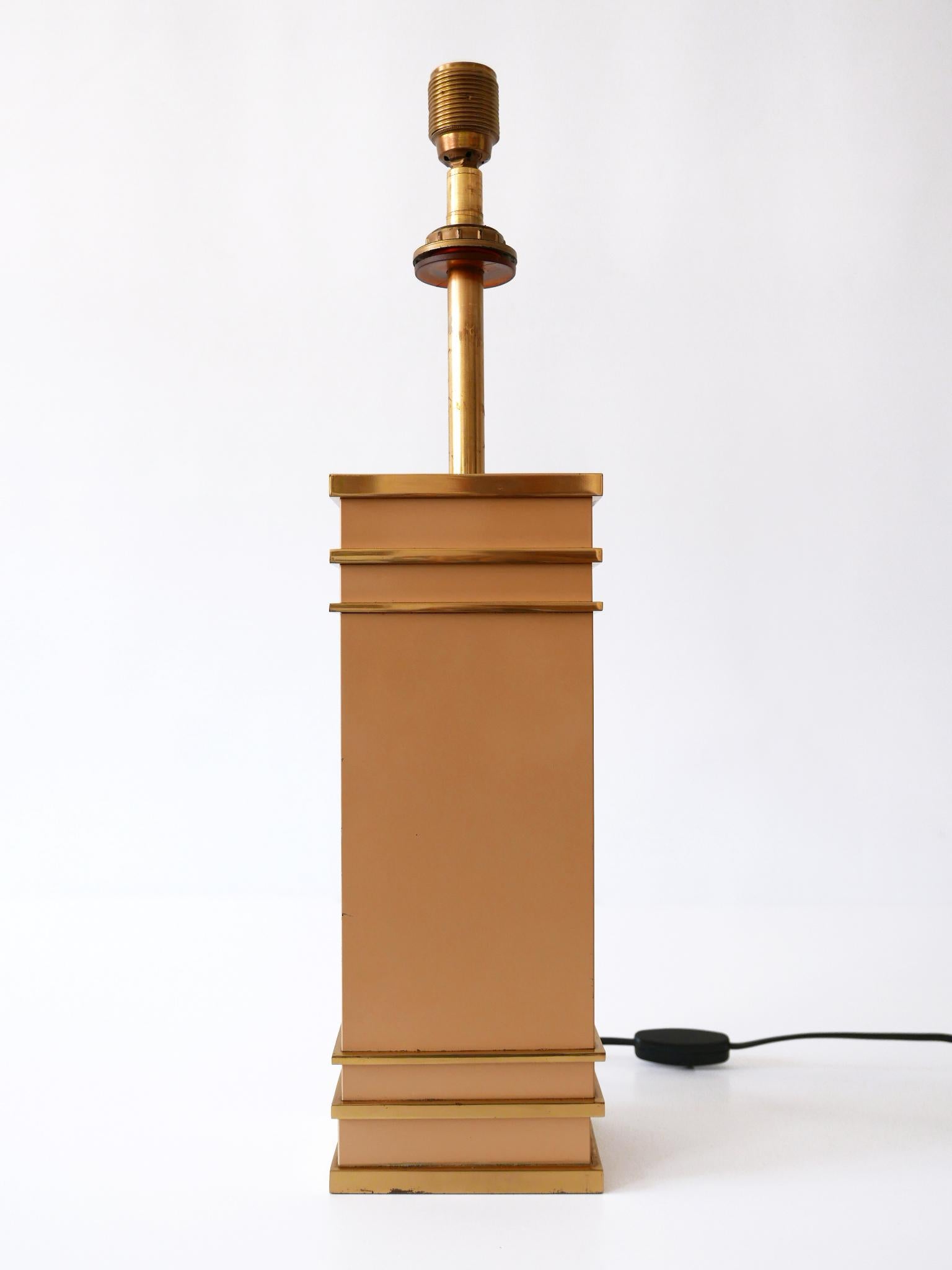 Monumental Mid-Century Modern Table Lamp by Vereinigte Werkstätten, Germany For Sale 10