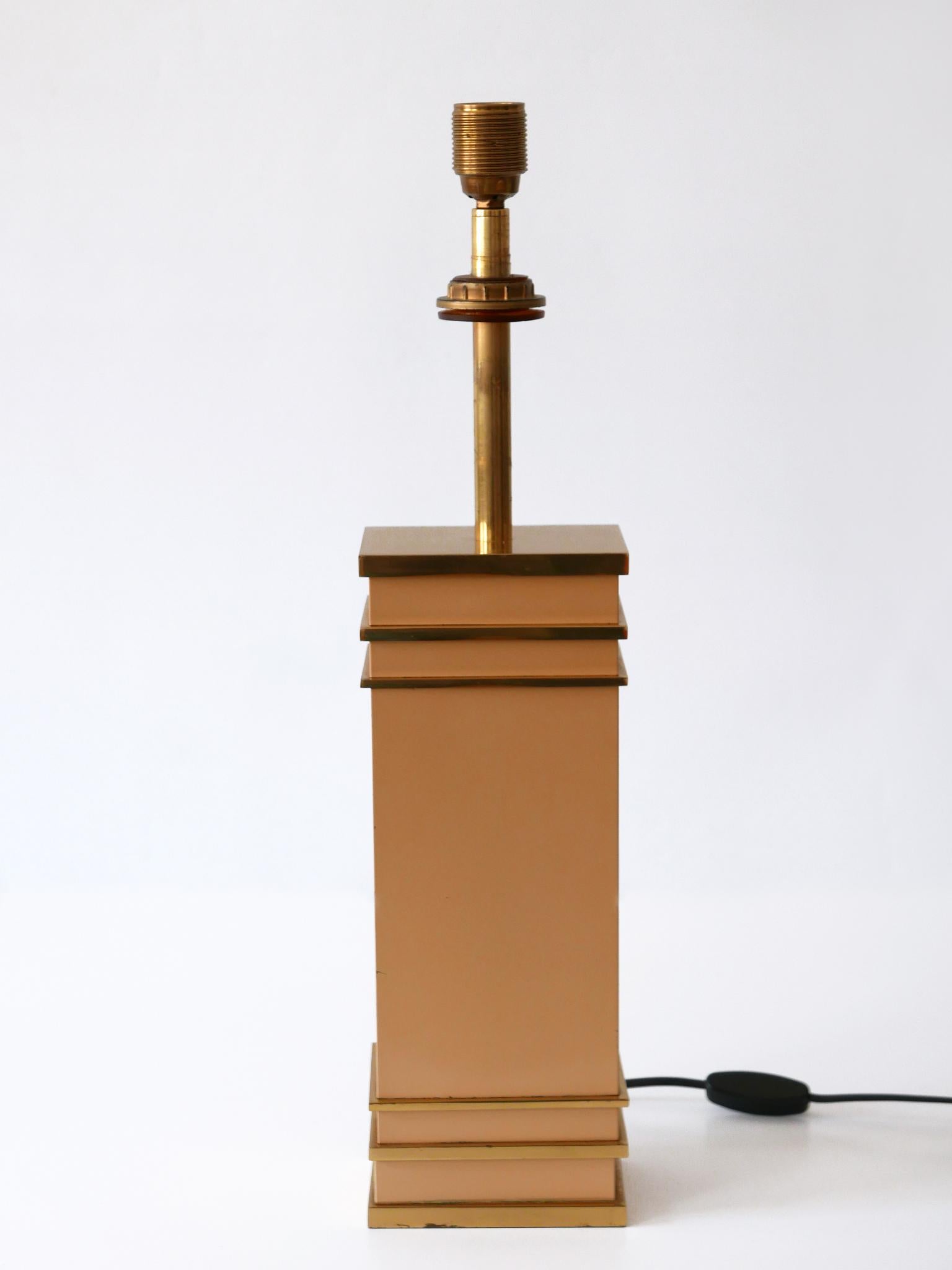 Monumental Mid-Century Modern Table Lamp by Vereinigte Werkstätten, Germany For Sale 11