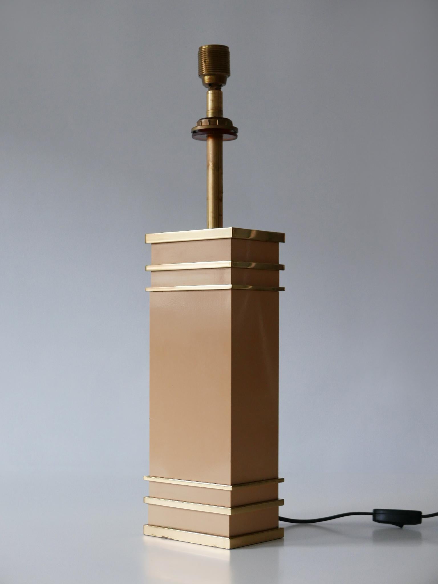 Monumental Mid-Century Modern Table Lamp by Vereinigte Werkstätten, Germany In Good Condition For Sale In Munich, DE