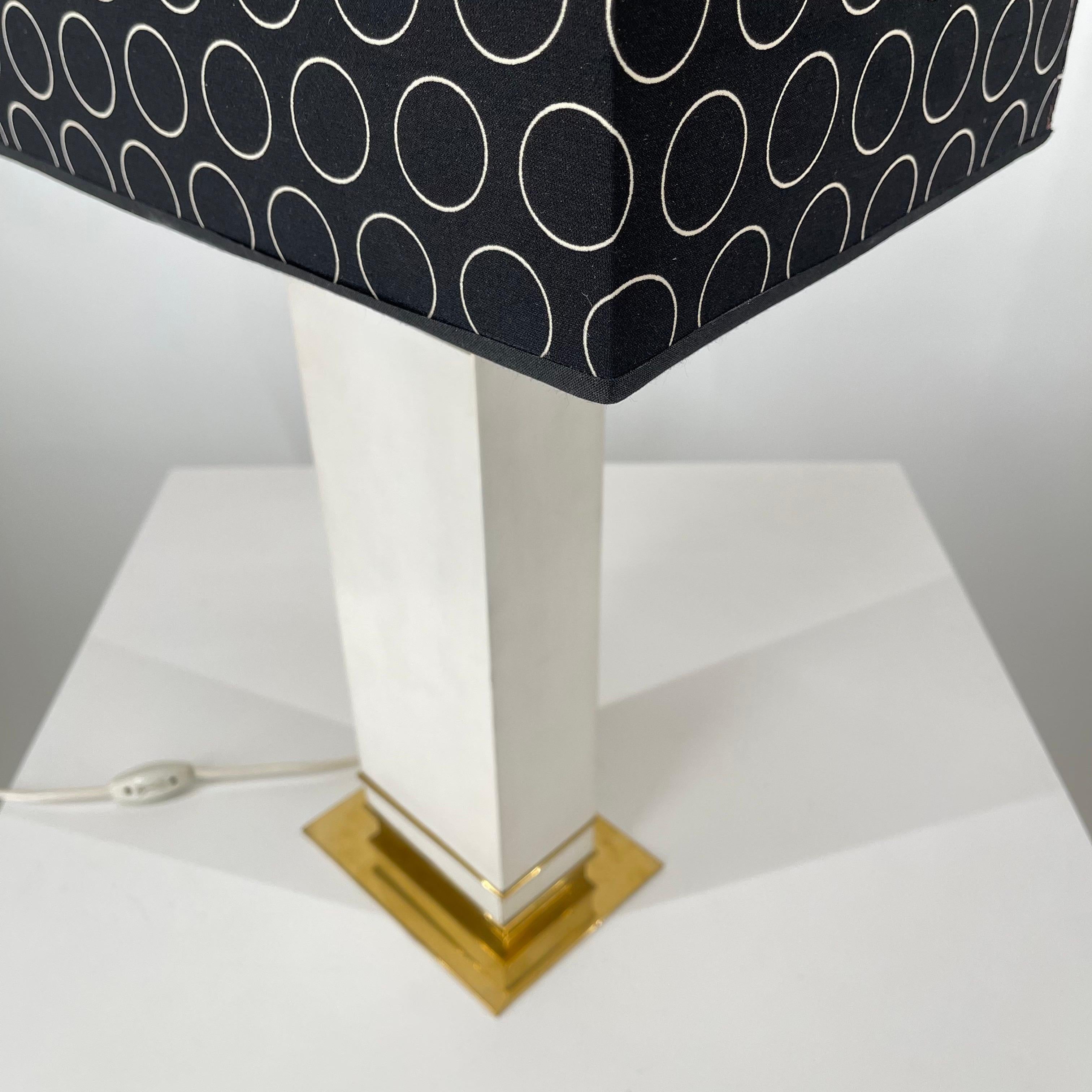 Late 20th Century Monumental Mid-Century Modern Table Lamp by Vereinigte Werkstätten, Germany For Sale