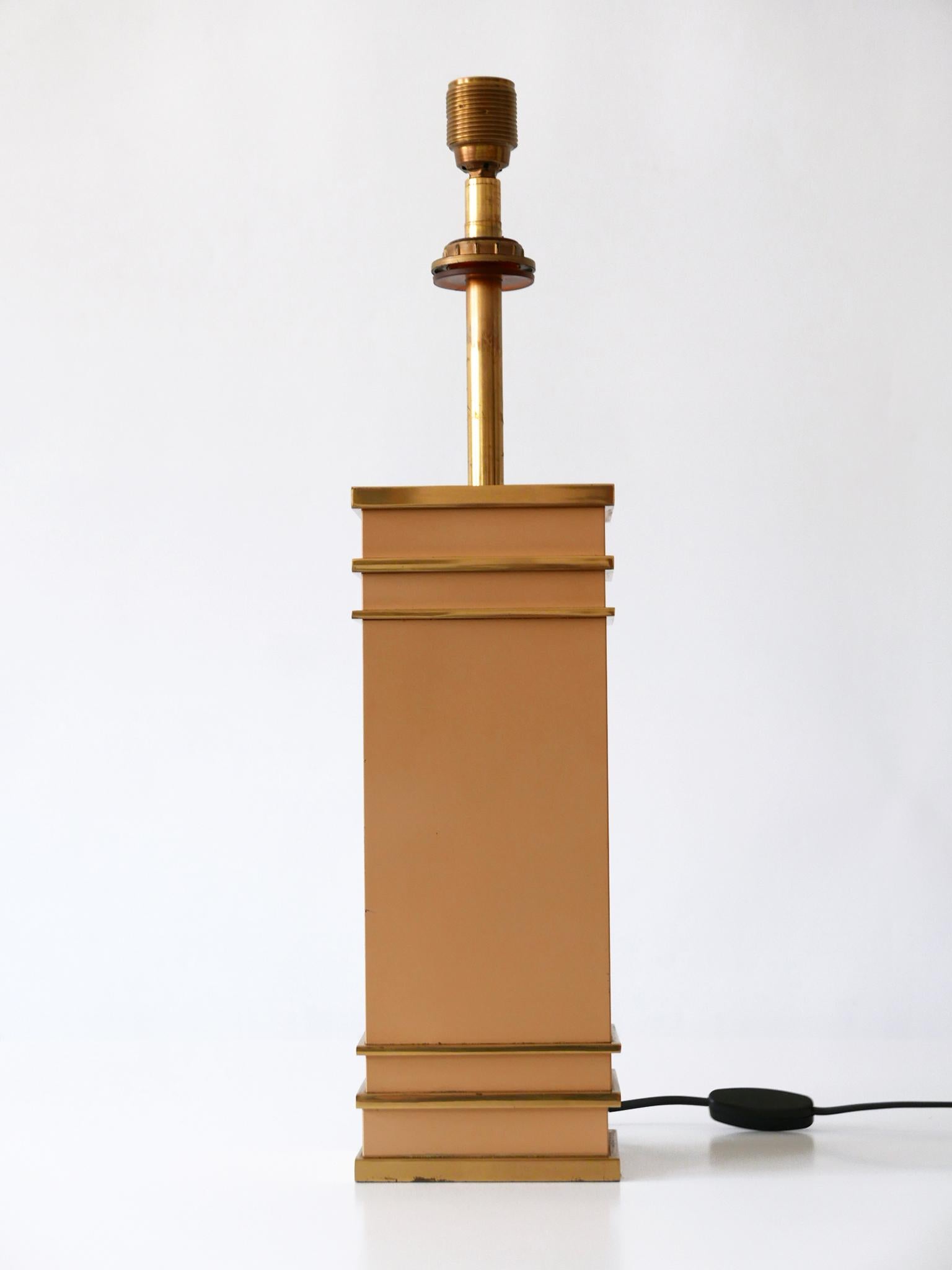 Mid-20th Century Monumental Mid-Century Modern Table Lamp by Vereinigte Werkstätten, Germany For Sale