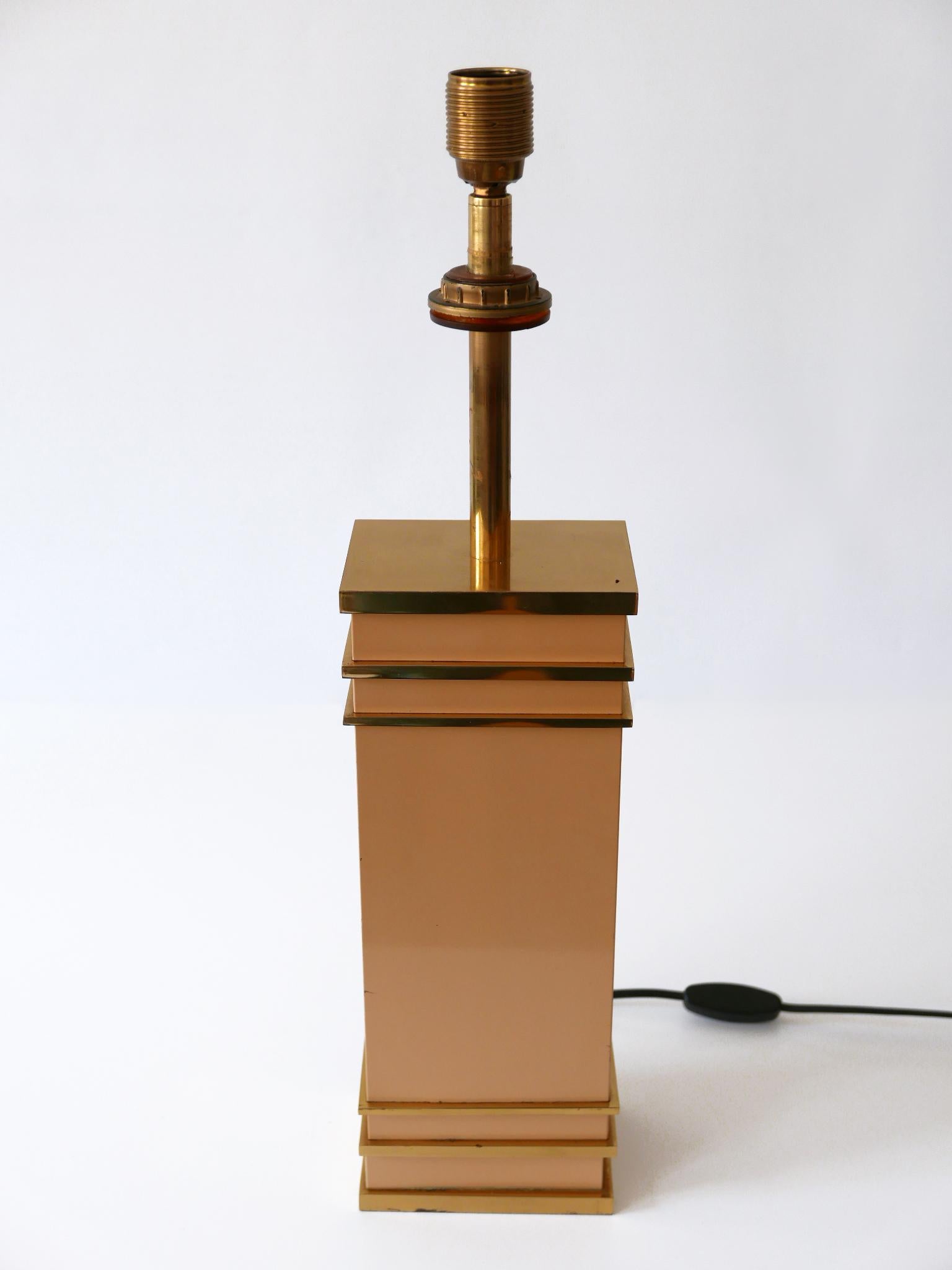 Monumental Mid-Century Modern Table Lamp by Vereinigte Werkstätten, Germany For Sale 1