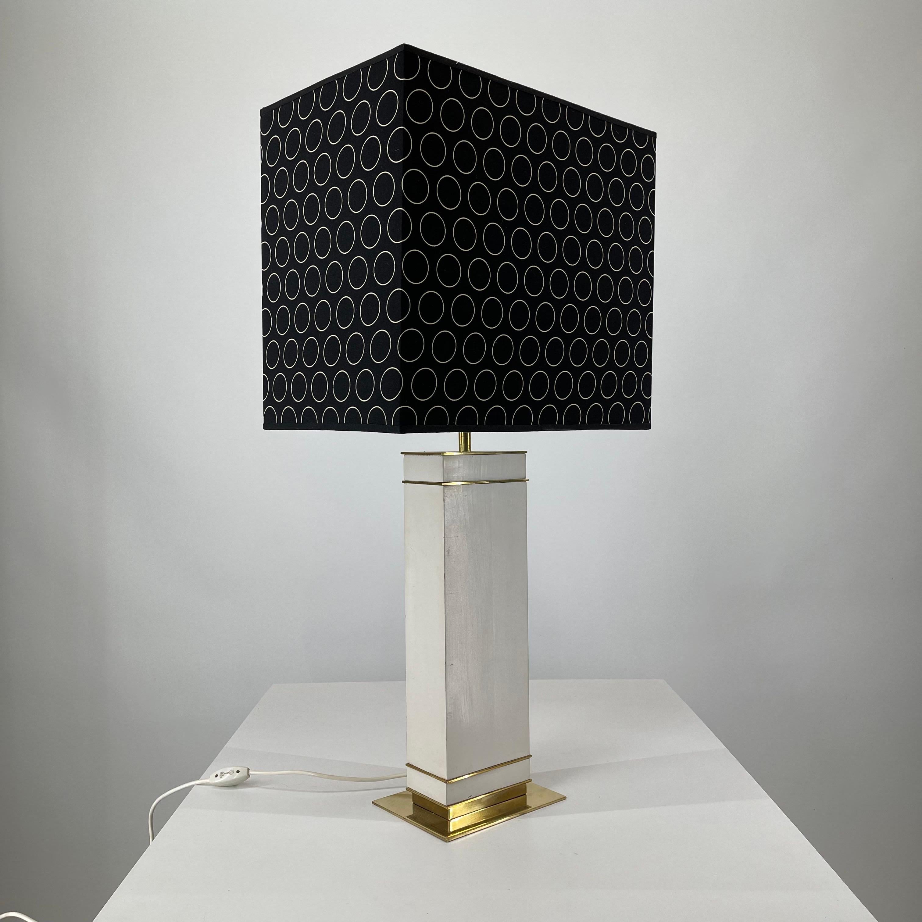 Monumental Mid-Century Modern Table Lamp by Vereinigte Werkstätten, Germany For Sale 2