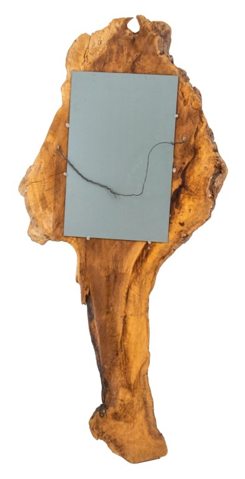 Monumental Mid-Century Rustic Driftwood Mirror For Sale 2