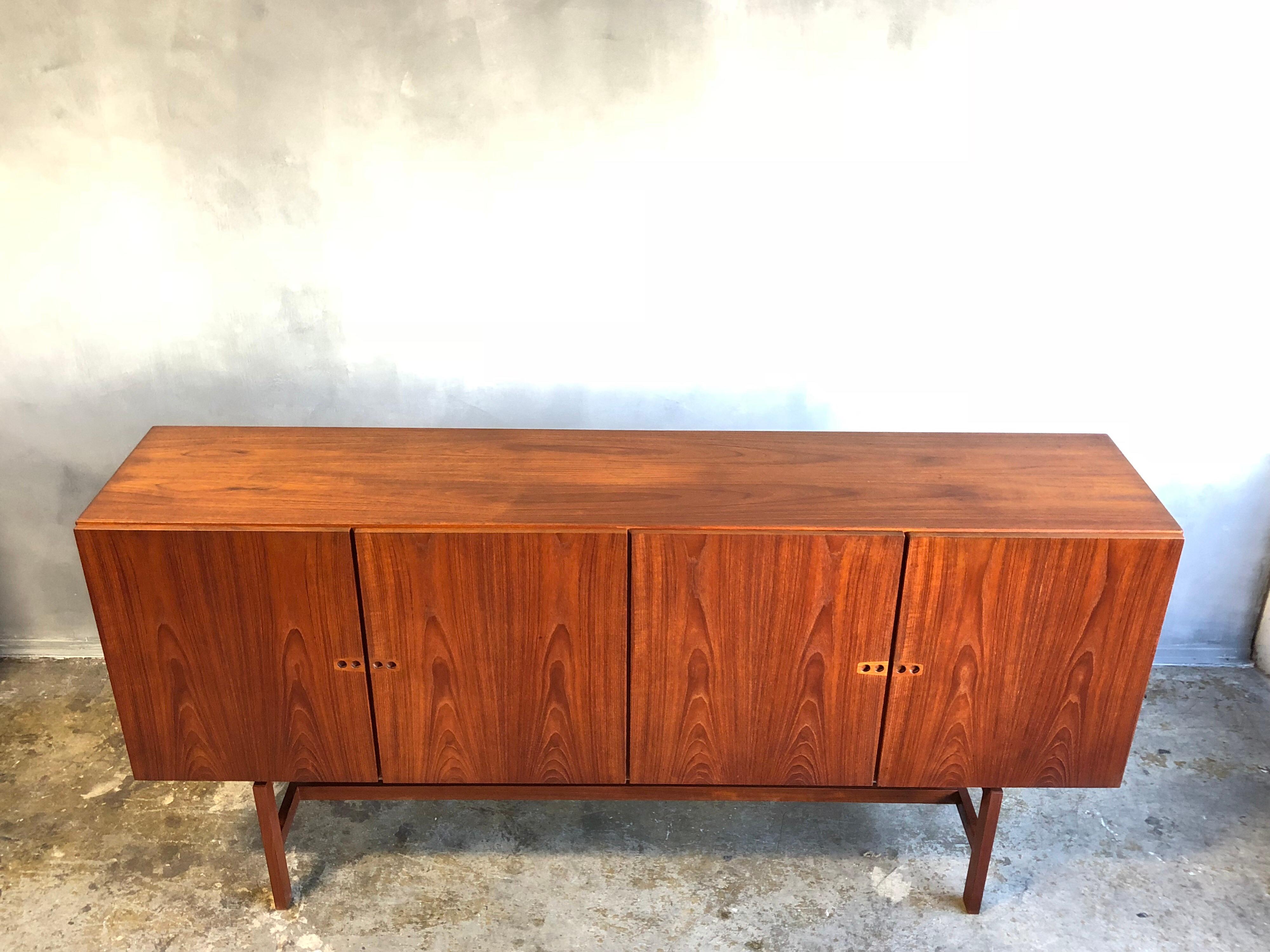 Scandinavian Modern Monumental Midcentury Arne Vodder Sideboard