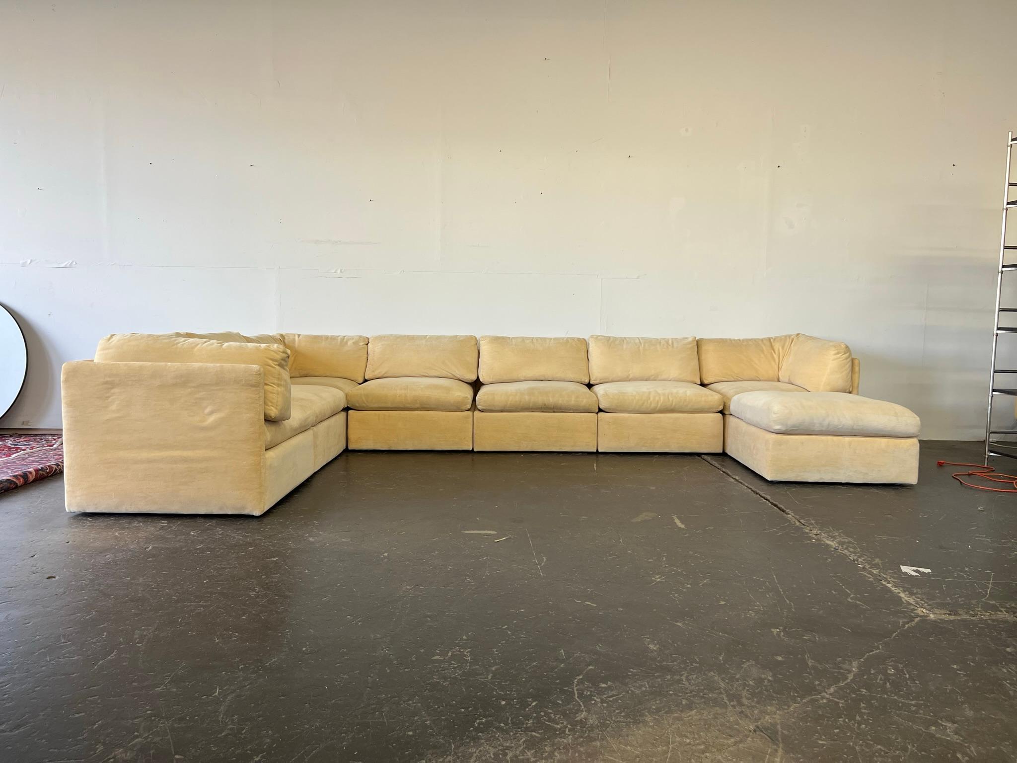 Monumental Milo Baughman Sectional Sofa 1