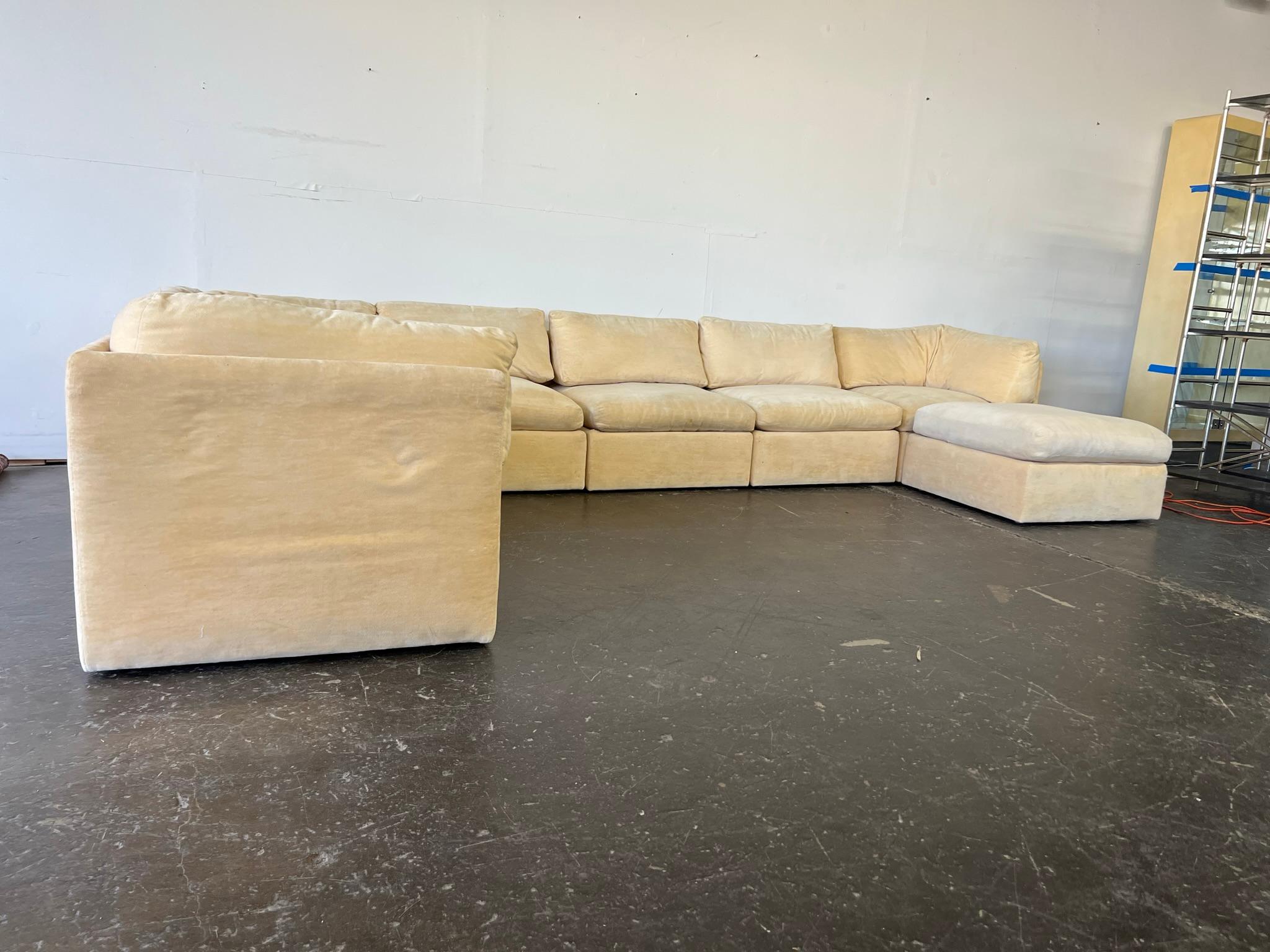 Monumental Milo Baughman Sectional Sofa 3